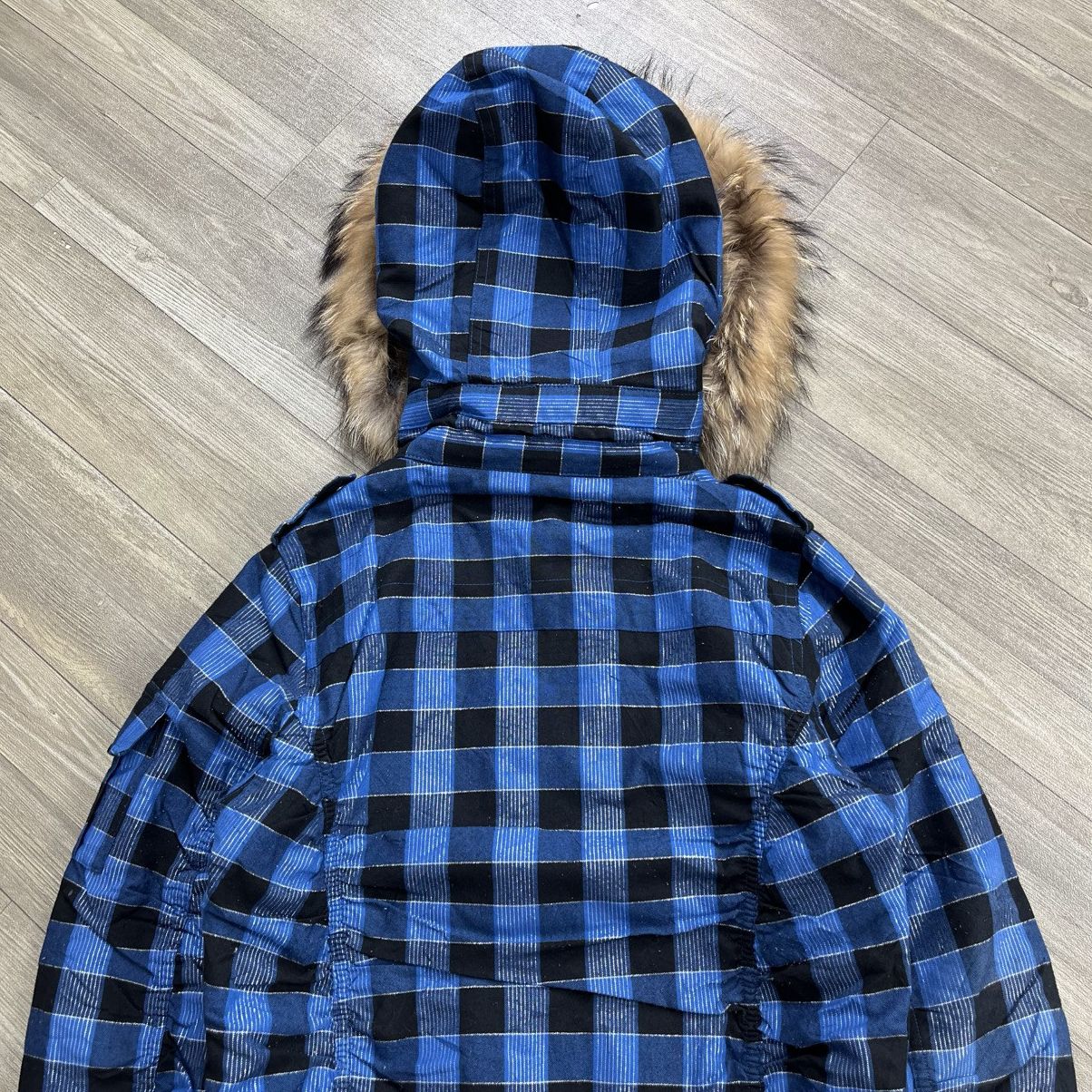 If Six Was Nine 2000s Sospita Plaid Faux Punk Bono Fur Jacket Lgb Style Size US L / EU 52-54 / 3 - 18 Thumbnail