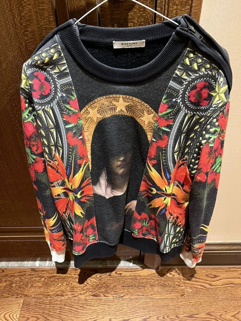 Givenchy Givenchy Floral Print Crewneck Sweatshirt Size US XS / EU 42 / 0 - 1 Thumbnail
