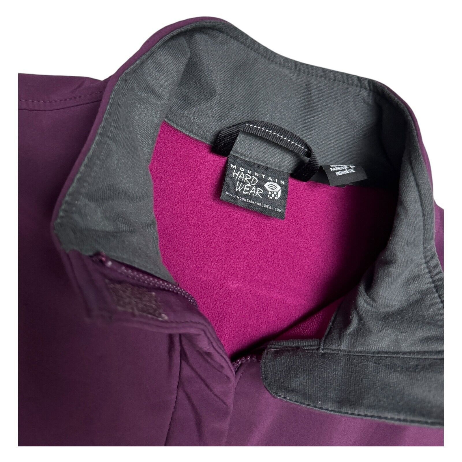 Mountain Hardwear Mountain Hardwear Purple Fleece Line Shell Waterproof Jacket Size M / US 6-8 / IT 42-44 - 5 Thumbnail