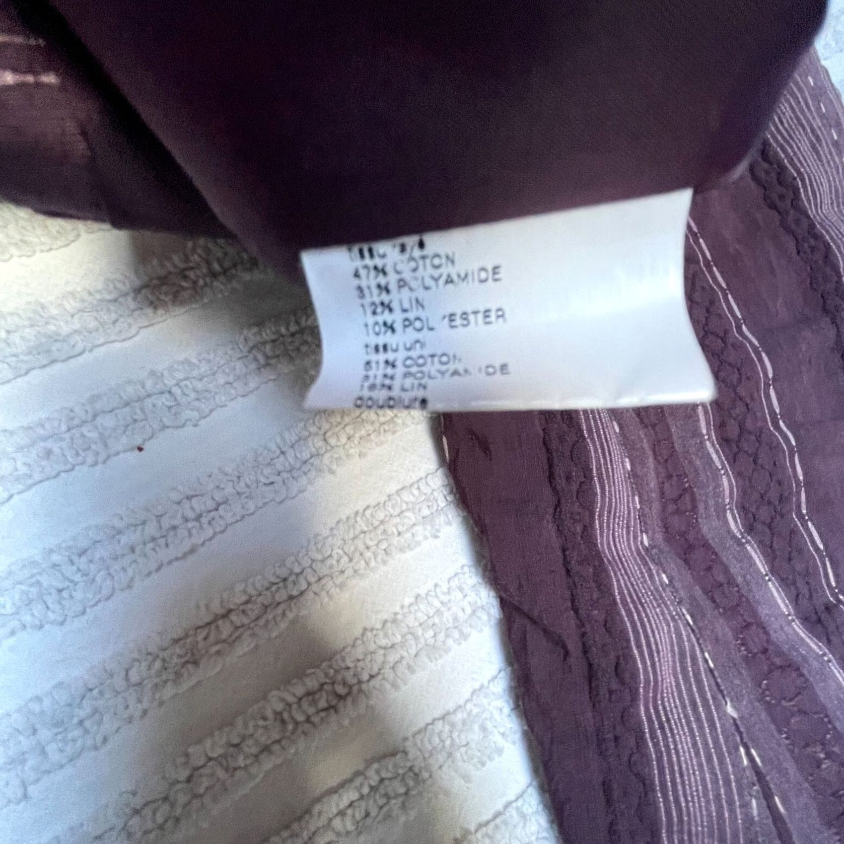 Vintage Affinities Armand Thiery Blazer Striped Purple Size 38 Size XS / US 0-2 / IT 36-38 - 8 Thumbnail