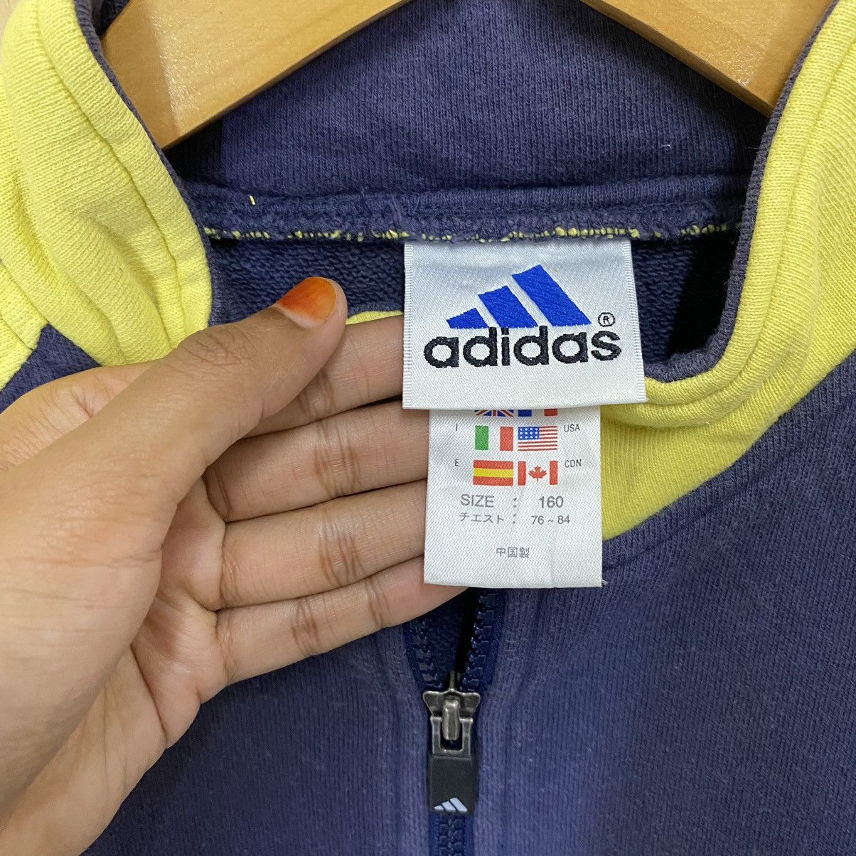 Adidas × Vintage Vintage Adidas Halfzip Sweatshirt Size Small Size US S / EU 44-46 / 1 - 10 Thumbnail
