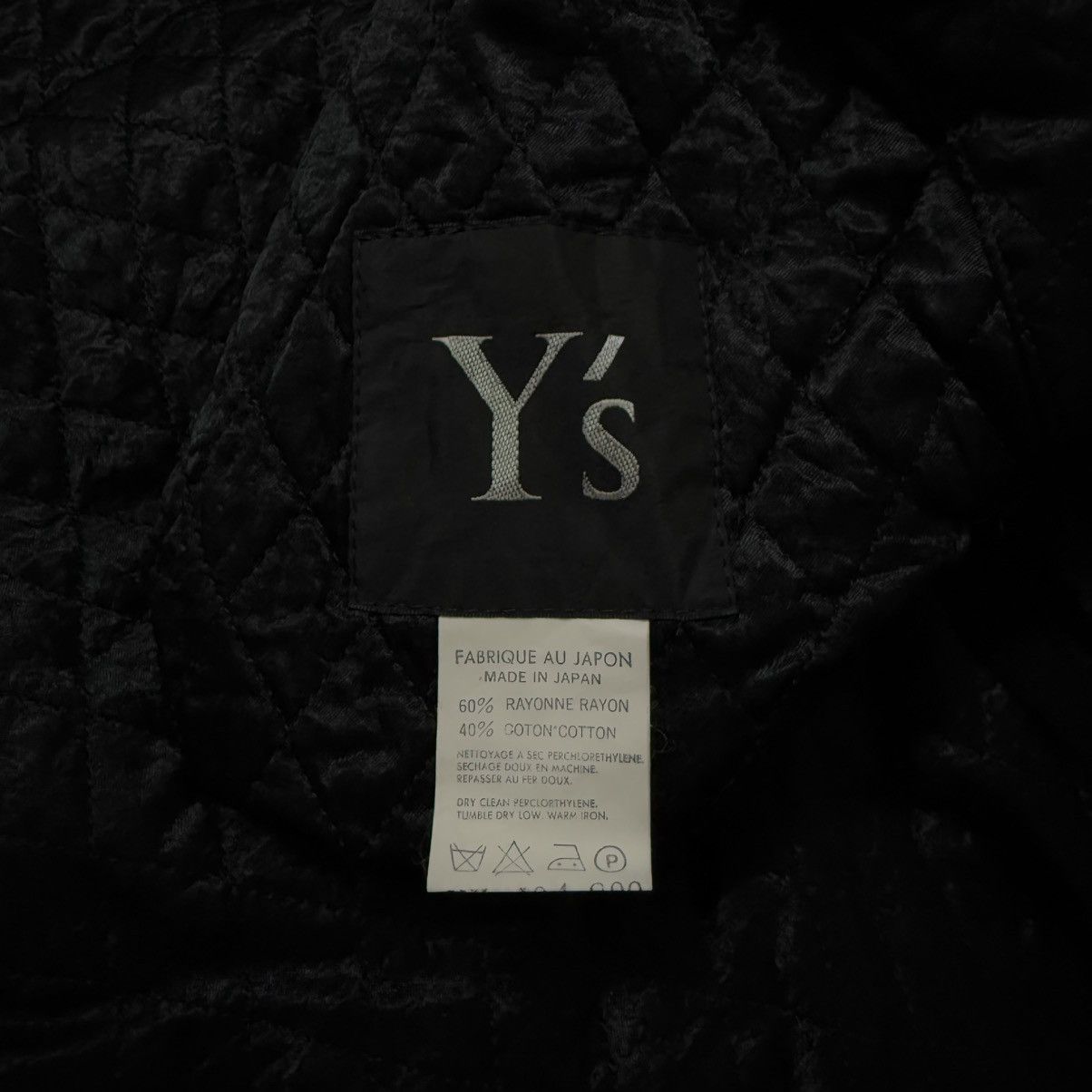 Yohji Yamamoto Y’s Yohji Yamamoto Reversible Jacket Quilted Rayon Archive Size US XL / EU 56 / 4 - 9 Thumbnail