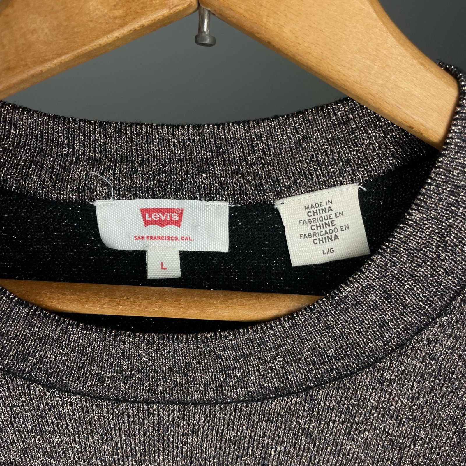 Levi's NWOT Levi's Metallic Sweater Size L / US 10 / IT 46 - 7 Thumbnail
