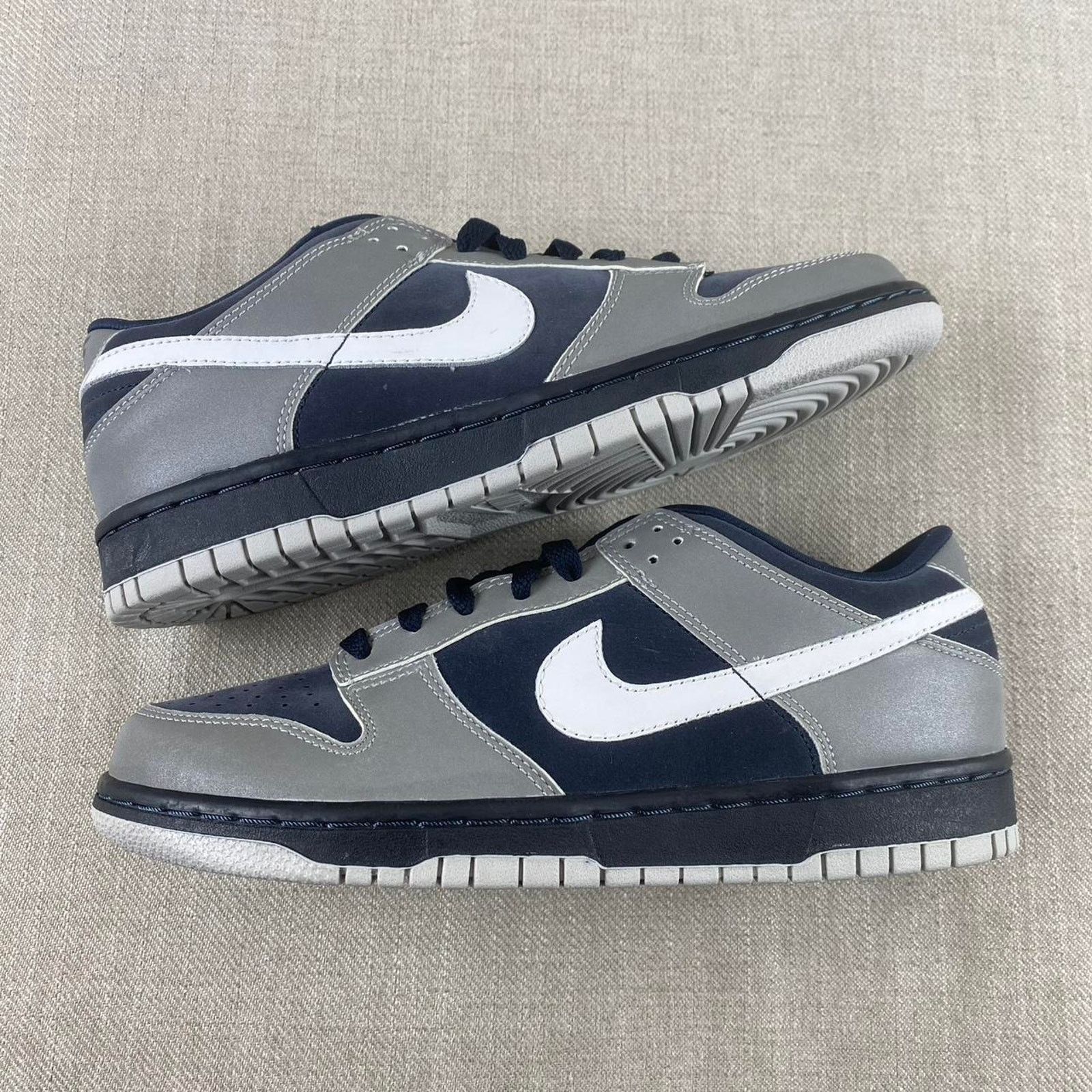 Nike 2006 Nike Dunk Low “3M Obsidian ” Size US 7.5 / IT 37.5 - 4 Thumbnail