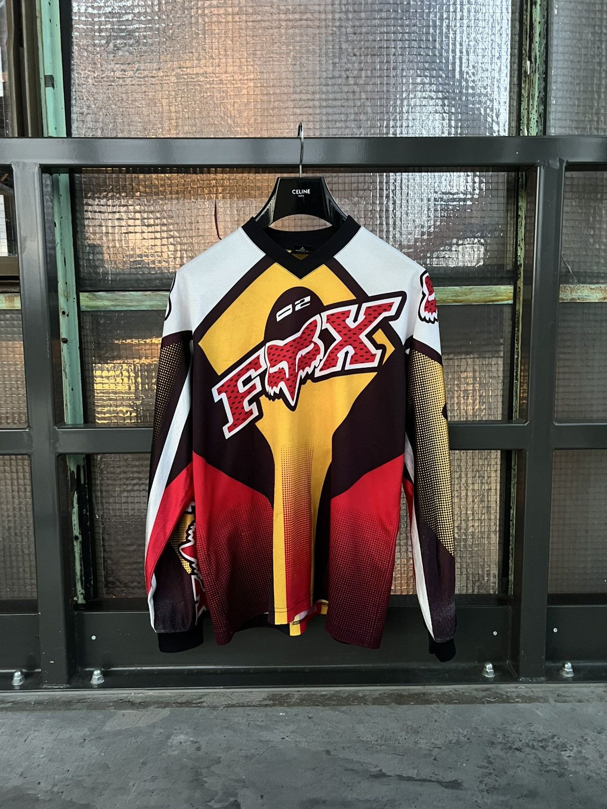 Fox Racing × Vintage Vintage fox racing jersey Size US XL / EU 56 / 4 - 2 Thumbnail