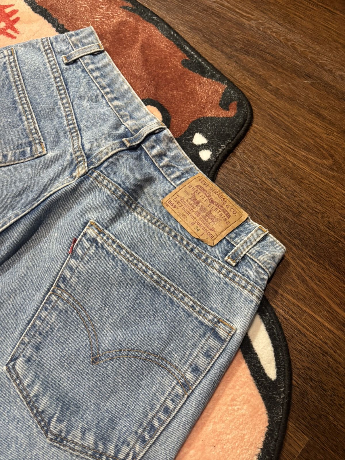 Levi's Vintage Clothing Customized vintage denim jeans with patchwork Disney themed Size US 34 / EU 50 - 8 Thumbnail