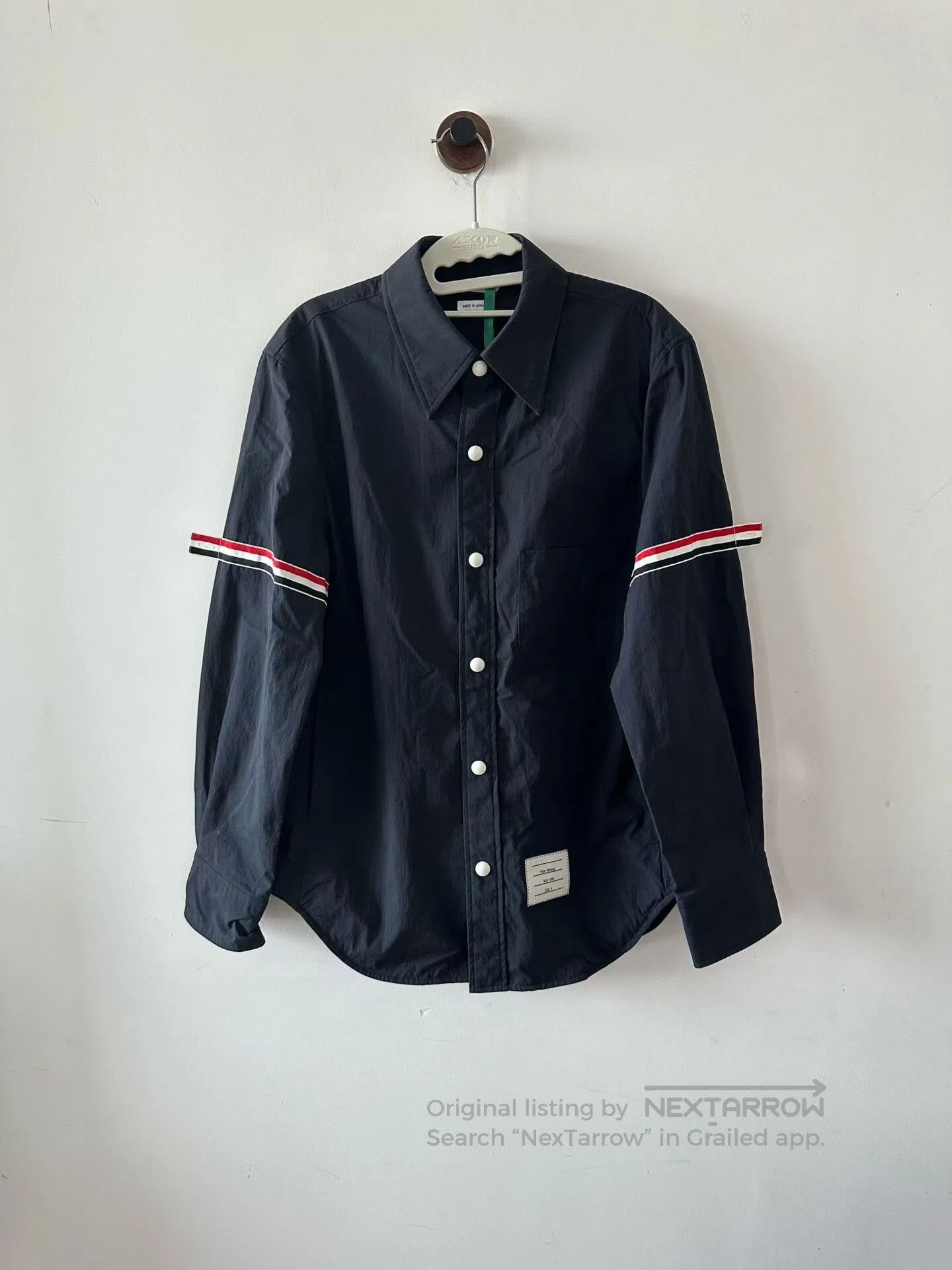 Thom Browne Thom Browne Double Sleeve Logo Shirt Jacket| Size US XS / EU 42 / 0 - 1 Thumbnail