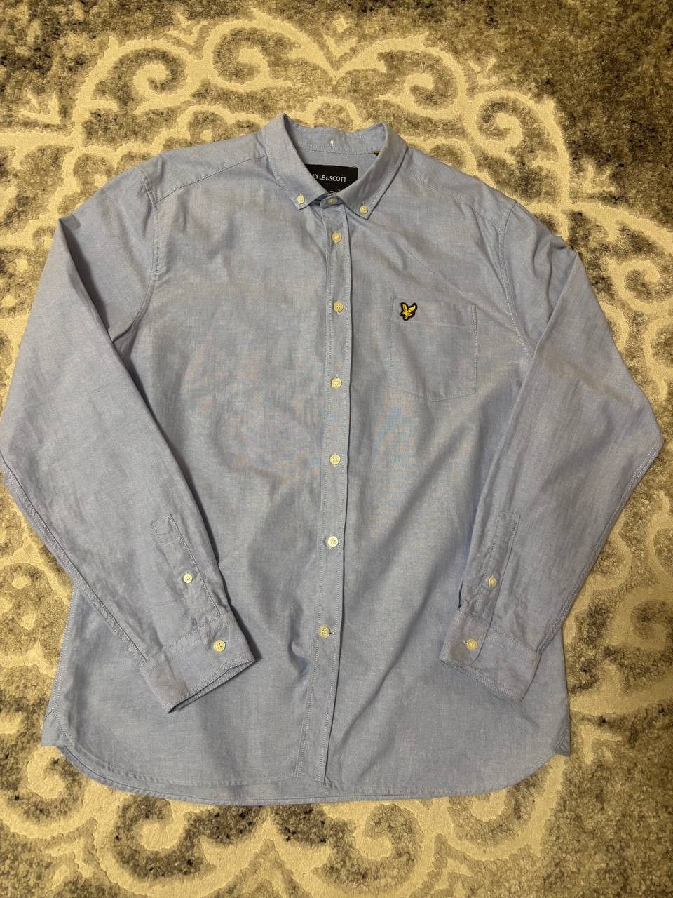 Lyle & Scott 🦅 Lyle & Scott Men's Oxford Button-Down Shirt | Size L Size US L / EU 52-54 / 3 - 3 Thumbnail