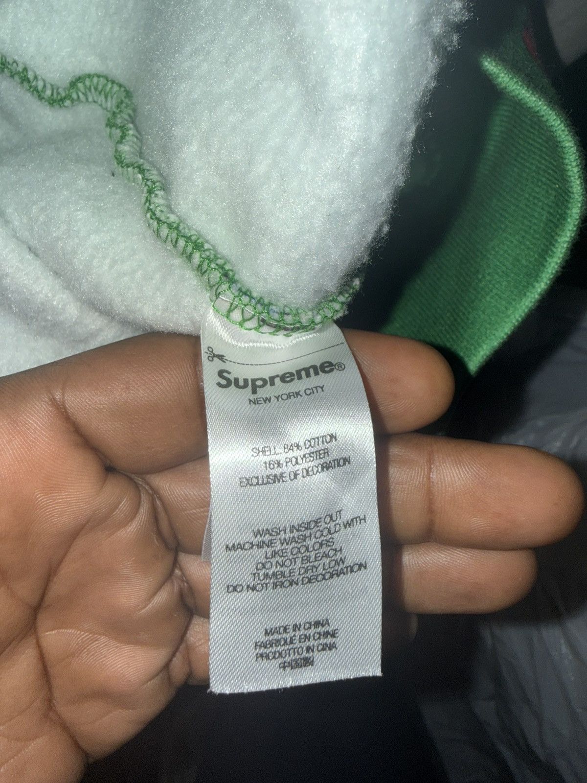 Supreme X Shaun Crawford Elephant Hoodie