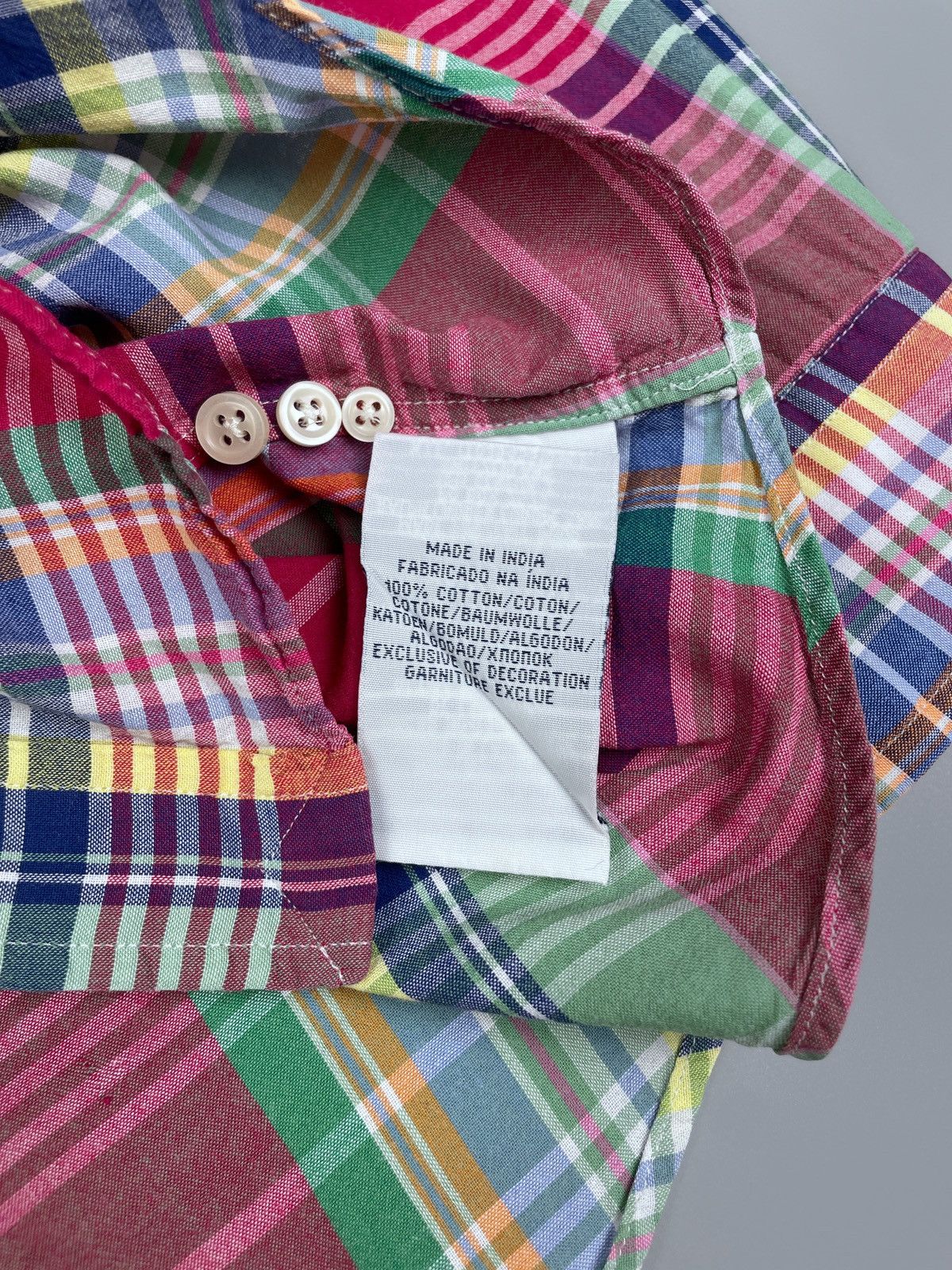 Ralph Lauren Ralph Lauren Vintage Multicoloured Checked LS Shirt Size M Size US M / EU 48-50 / 2 - 12 Thumbnail