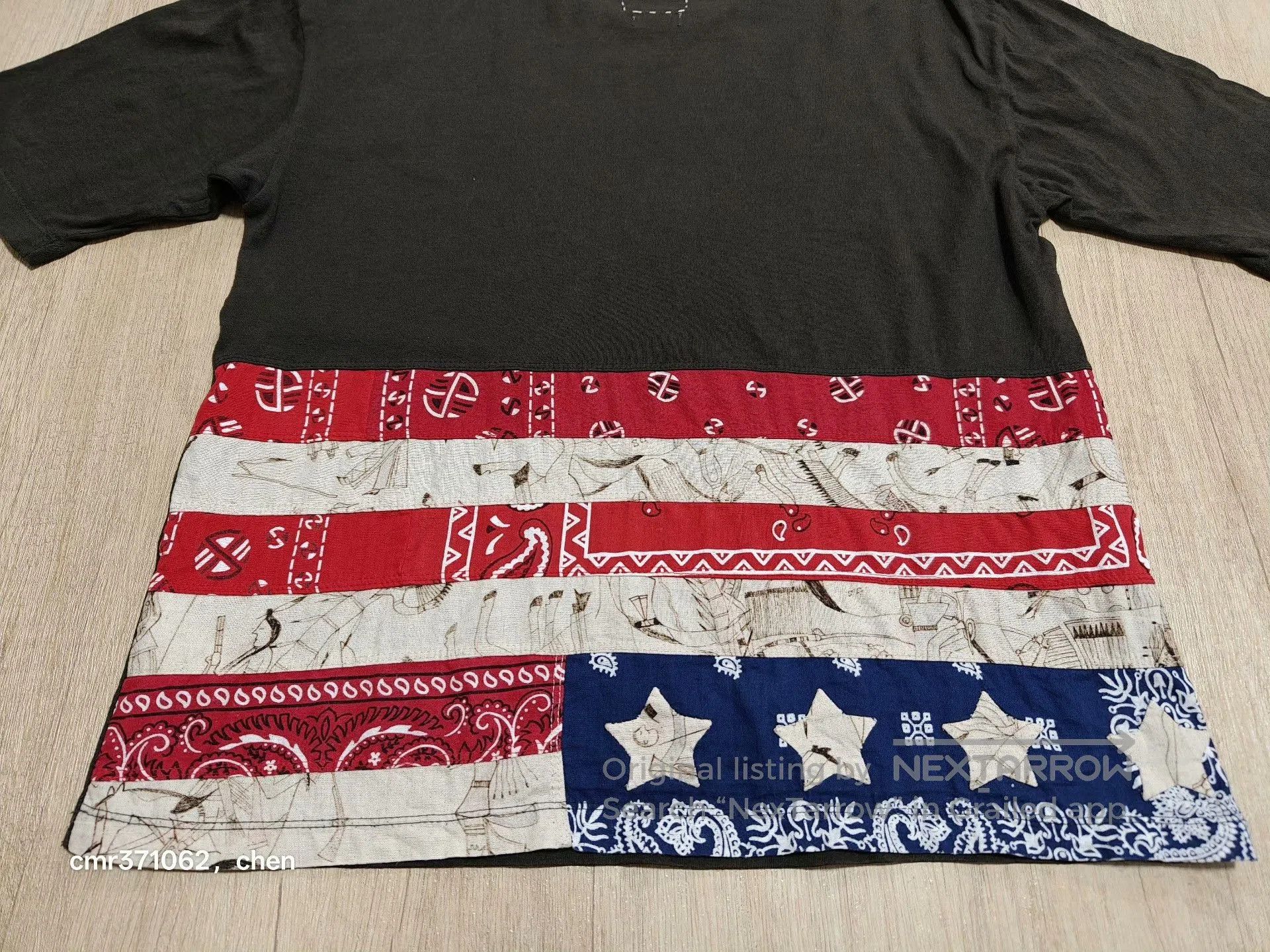 Visvim visvim 17AW Spot Jumbo S/S Stars Tee. Size US S / EU 44-46 / 1 - 6 Thumbnail