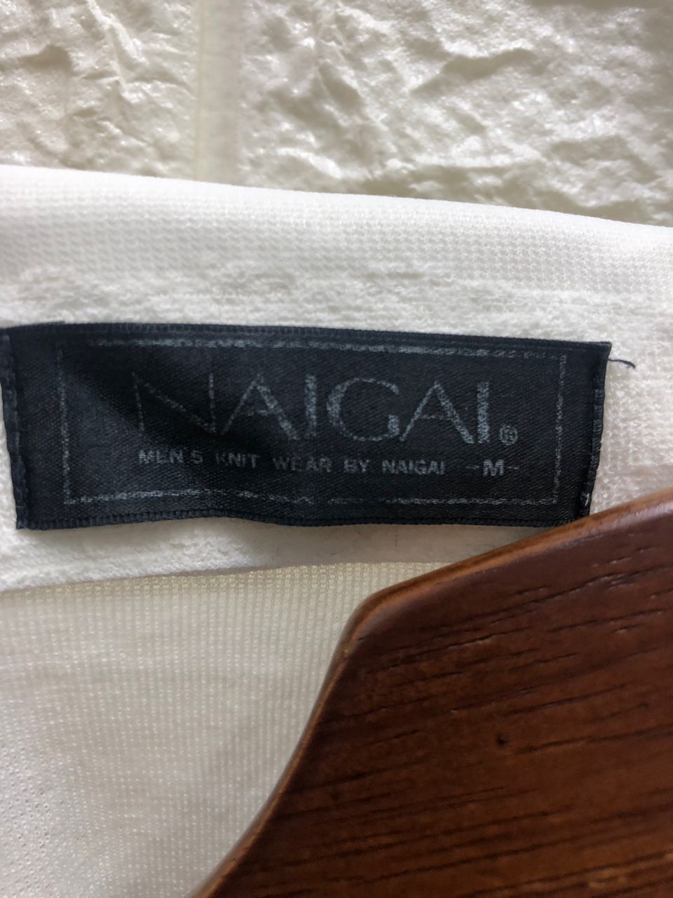 Aran Isles Knitwear vintage men's knit wear BY NAIGAI Wool polo Size US L / EU 52-54 / 3 - 7 Thumbnail