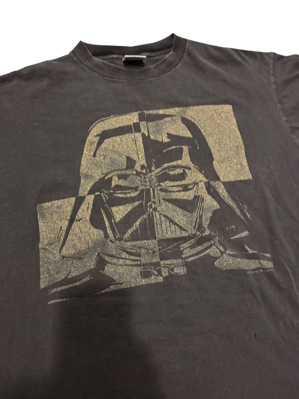 Star Wars *RARE* 1993 STAR WARS DARTH VADER FADED BLACK LUCASFILM TEE Size US XL / EU 56 / 4 - 2 Thumbnail
