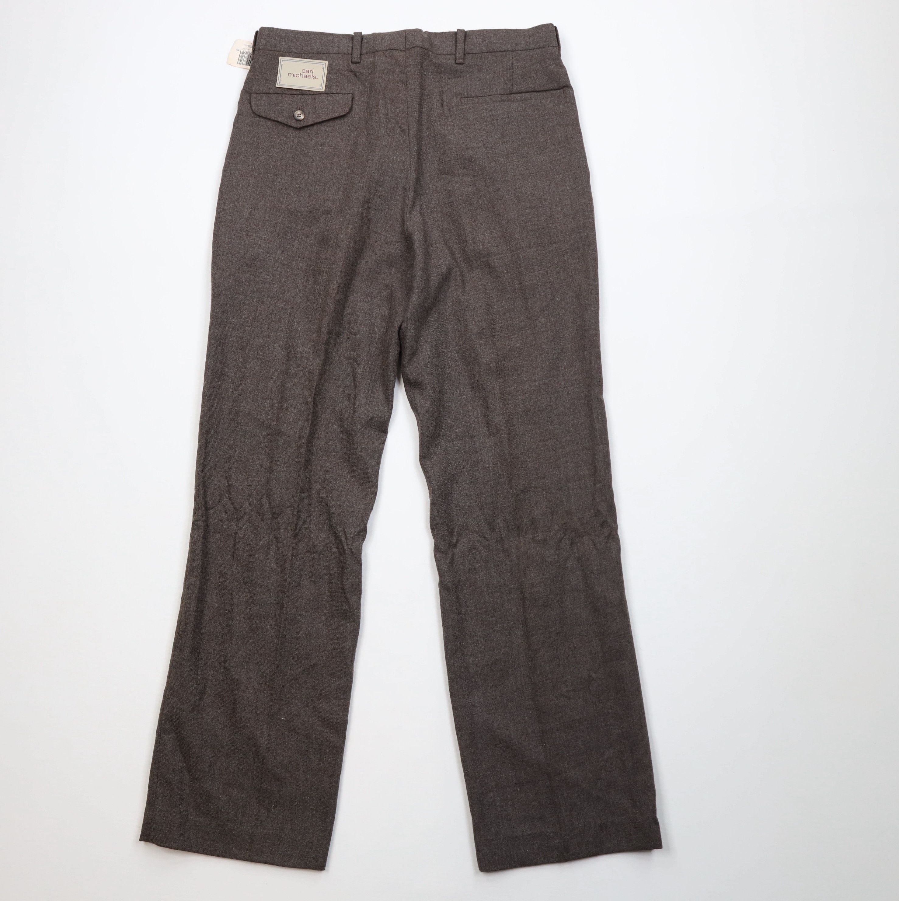 Vintage Deadstock Vintage 70s Streetwear Wide Leg Chino Pants Brown Size US 32 / EU 48 - 8 Thumbnail