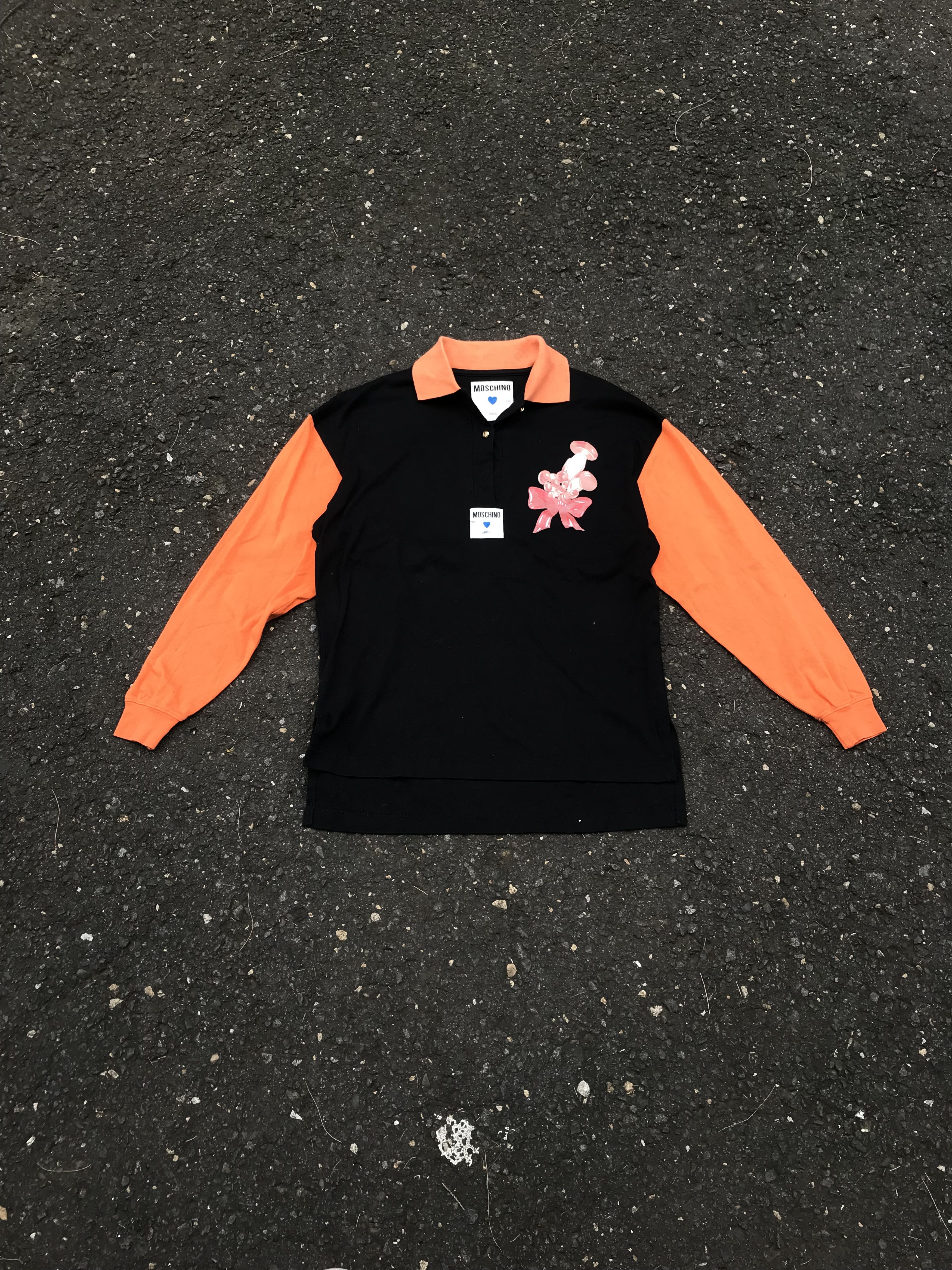 Moschino Moschino two tones polo Size US S / EU 44-46 / 1 - 1 Thumbnail