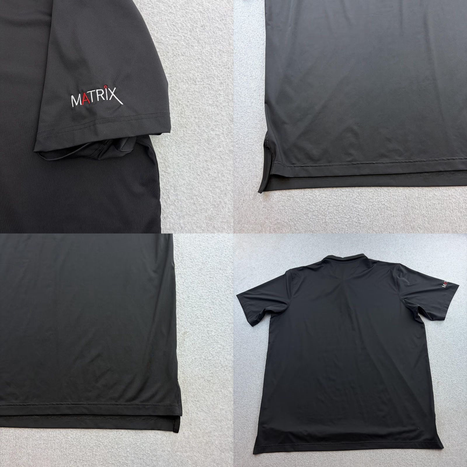 Peter Millar Peter Millar Summer Comfort Polo Shirt Mens 2XL Black Solid Matrix Logo Golf Shirt Size US XXL / EU 58 / 5 - 8 Thumbnail