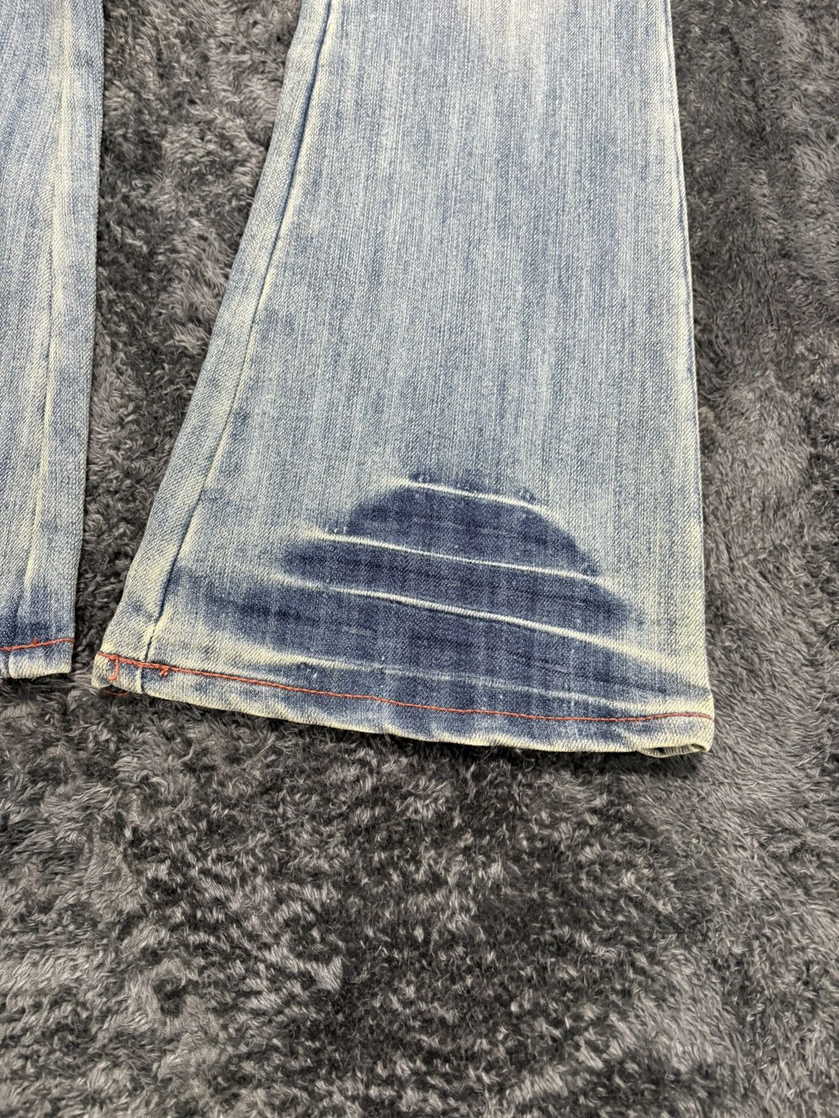 Miss Sixty Vintage Faded Distressed Y2K Flared Jeans Miss Sixty Style Size 27" / US 4 / IT 40 - 2 Thumbnail