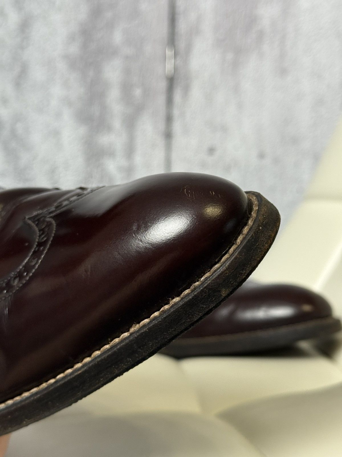 Gucci Gucci Leather Brogue Oxford Dress Shoes Men’s Size 46E Size US 13 / EU 46 - 12 Thumbnail