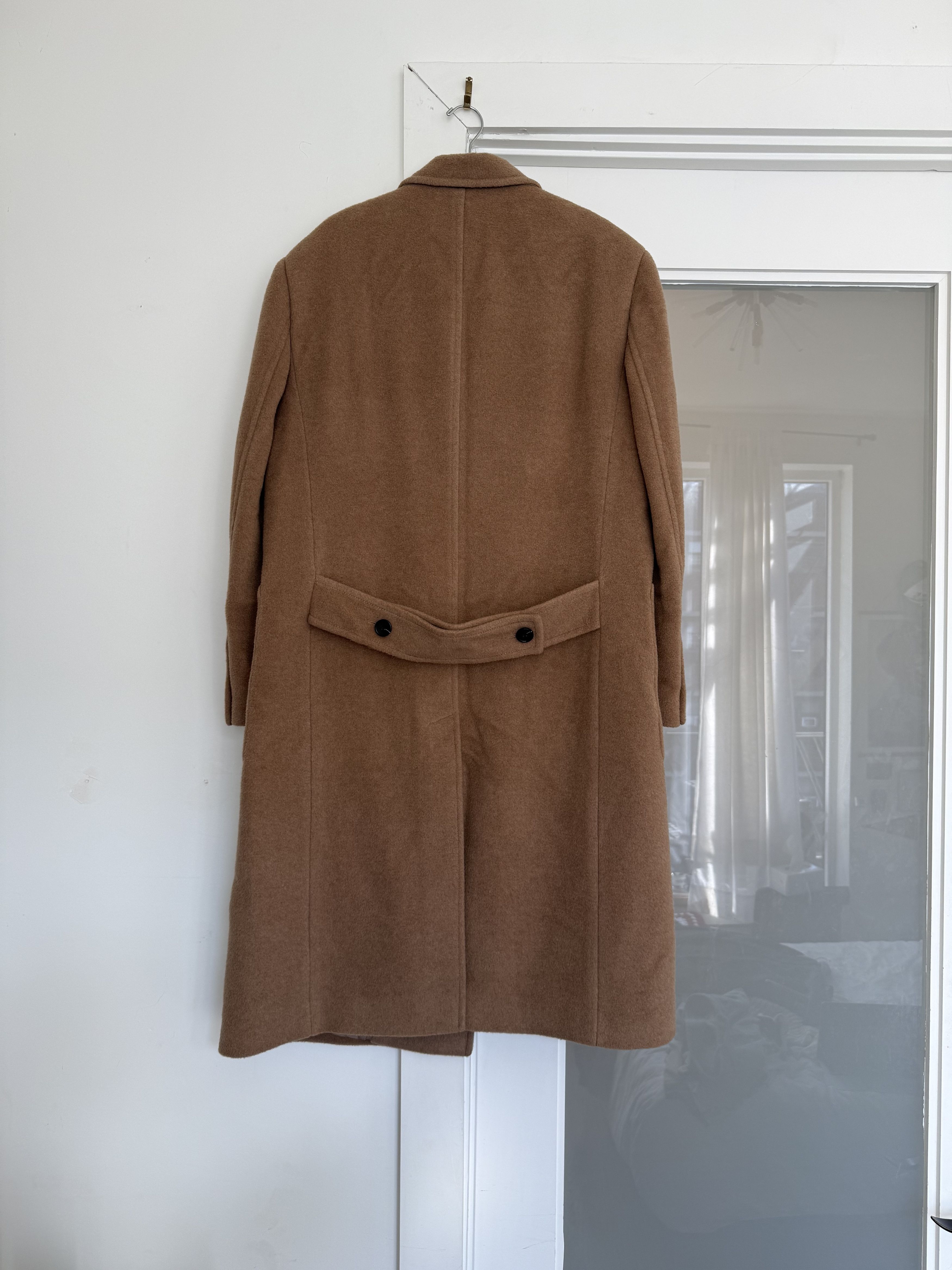 Club Monaco Club Monaco Camel Hair Double Breasted Polo Coat Size US M / EU 48-50 / 2 - 2 Thumbnail