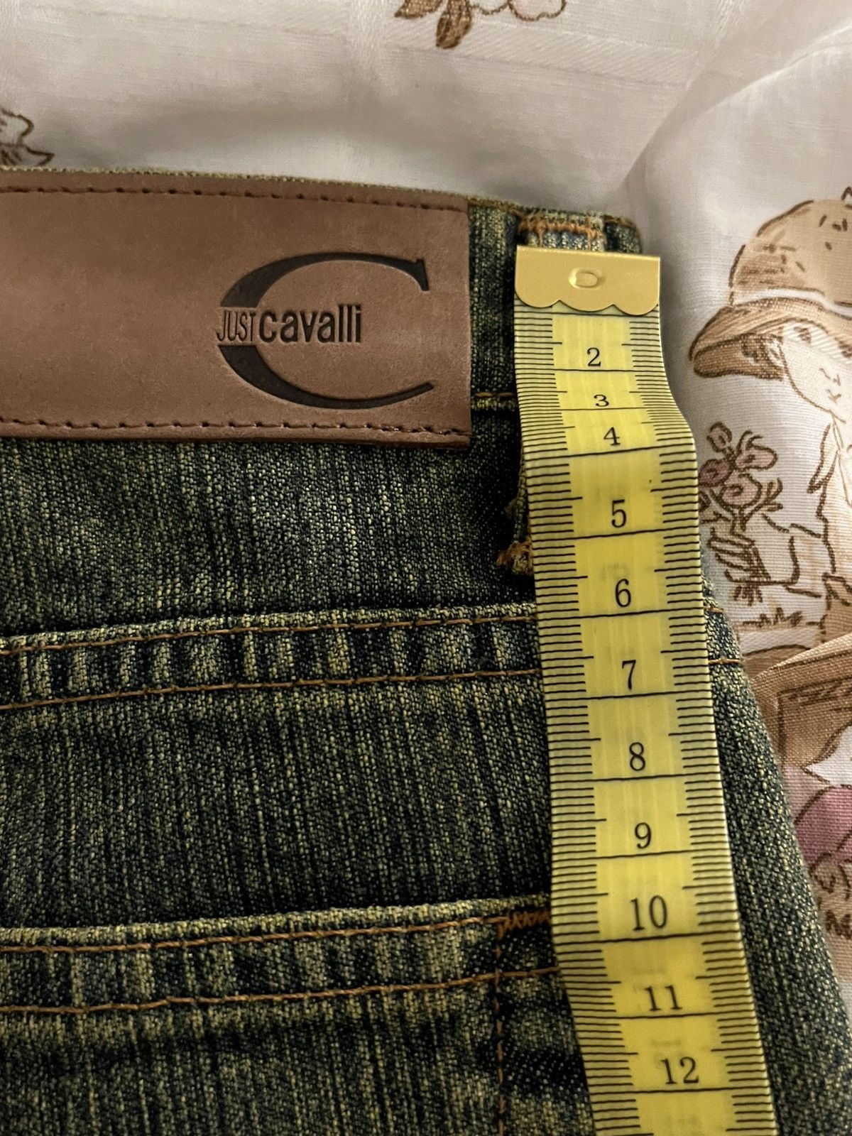 Just Cavalli Vintage Sandblasted Cavalli Jeans Size US 33 - 3 Thumbnail
