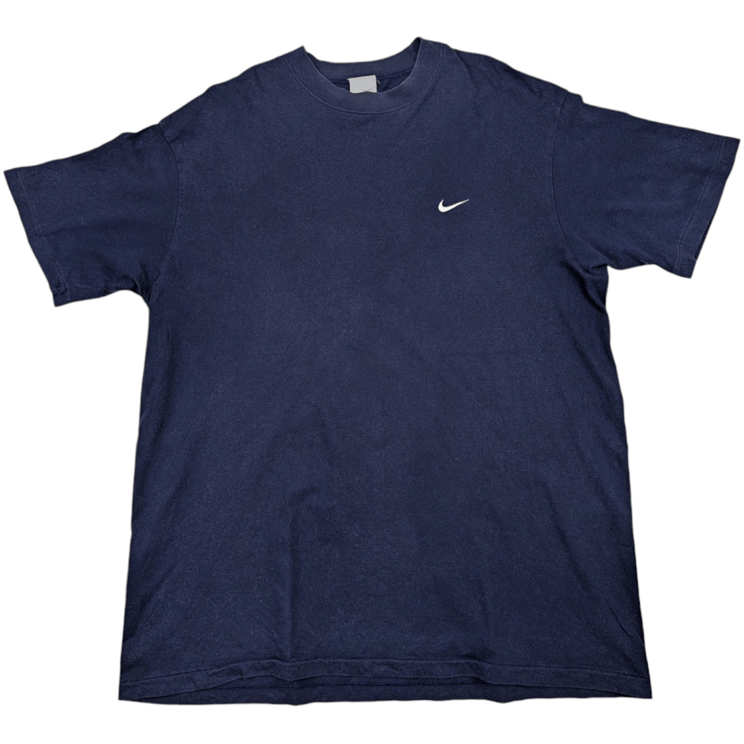 Nike Vintage 90's NIKE Small Swoosh Logo T-Shirt Single Stitches Size US XL / EU 56 / 4 - 2 Thumbnail