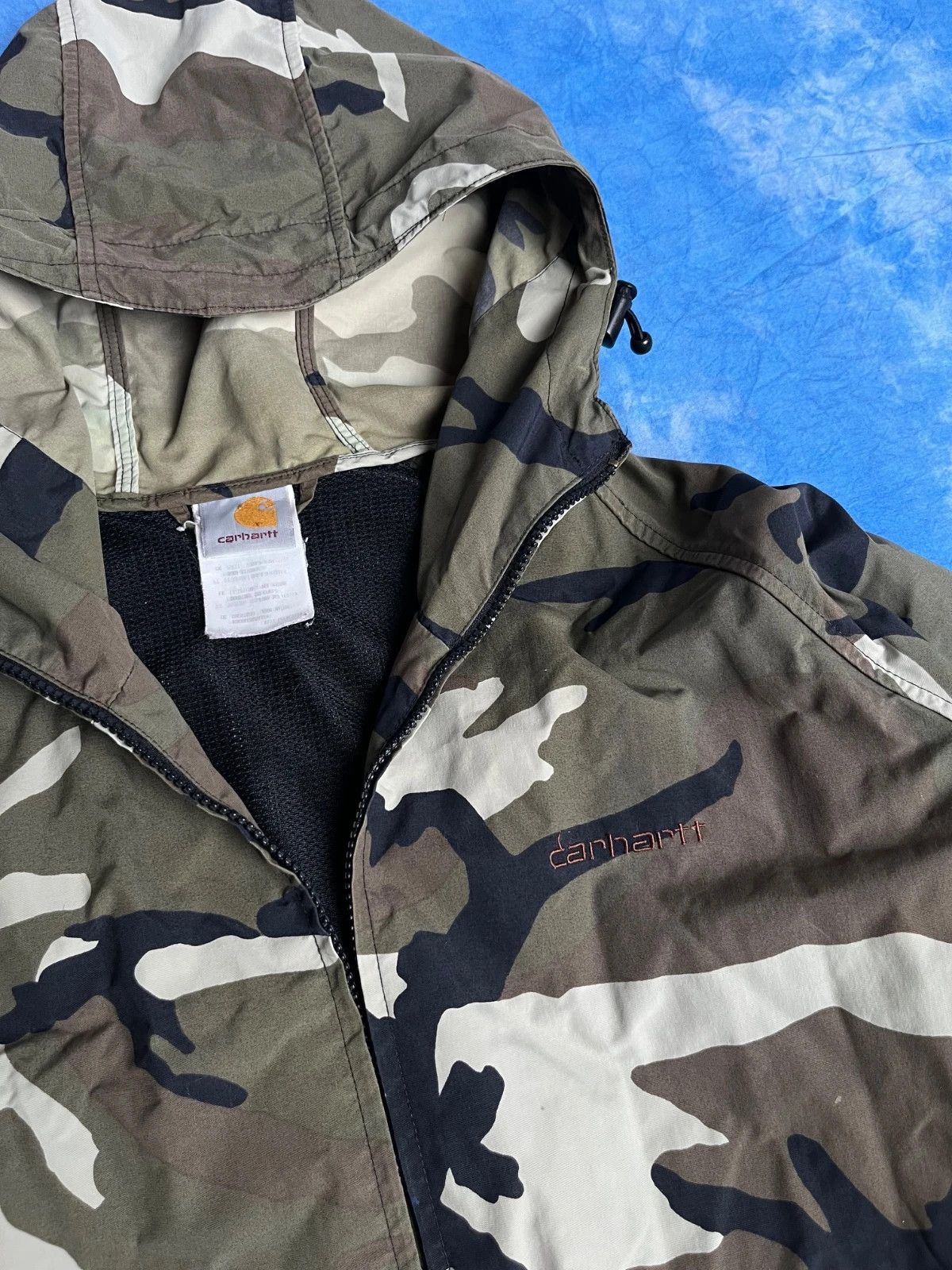 Carhartt Wip Carhartt WIP Widnbreaker Battle Camo Military Workwear Size US L / EU 52-54 / 3 - 3 Thumbnail