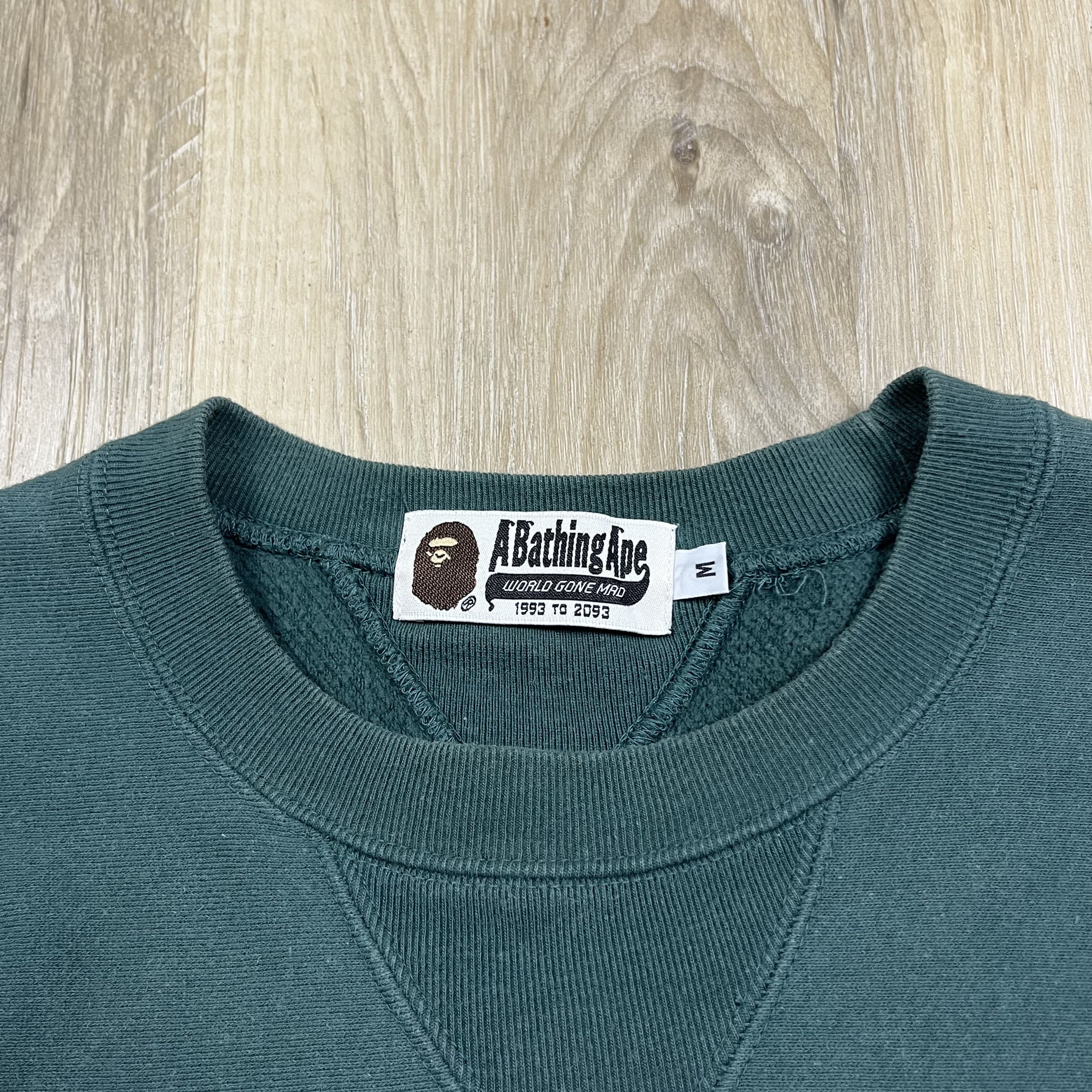 Bape Bape By Bathing Ape Crewneck Mens Medium Overdye Double V Size US M / EU 48-50 / 2 - 4 Thumbnail