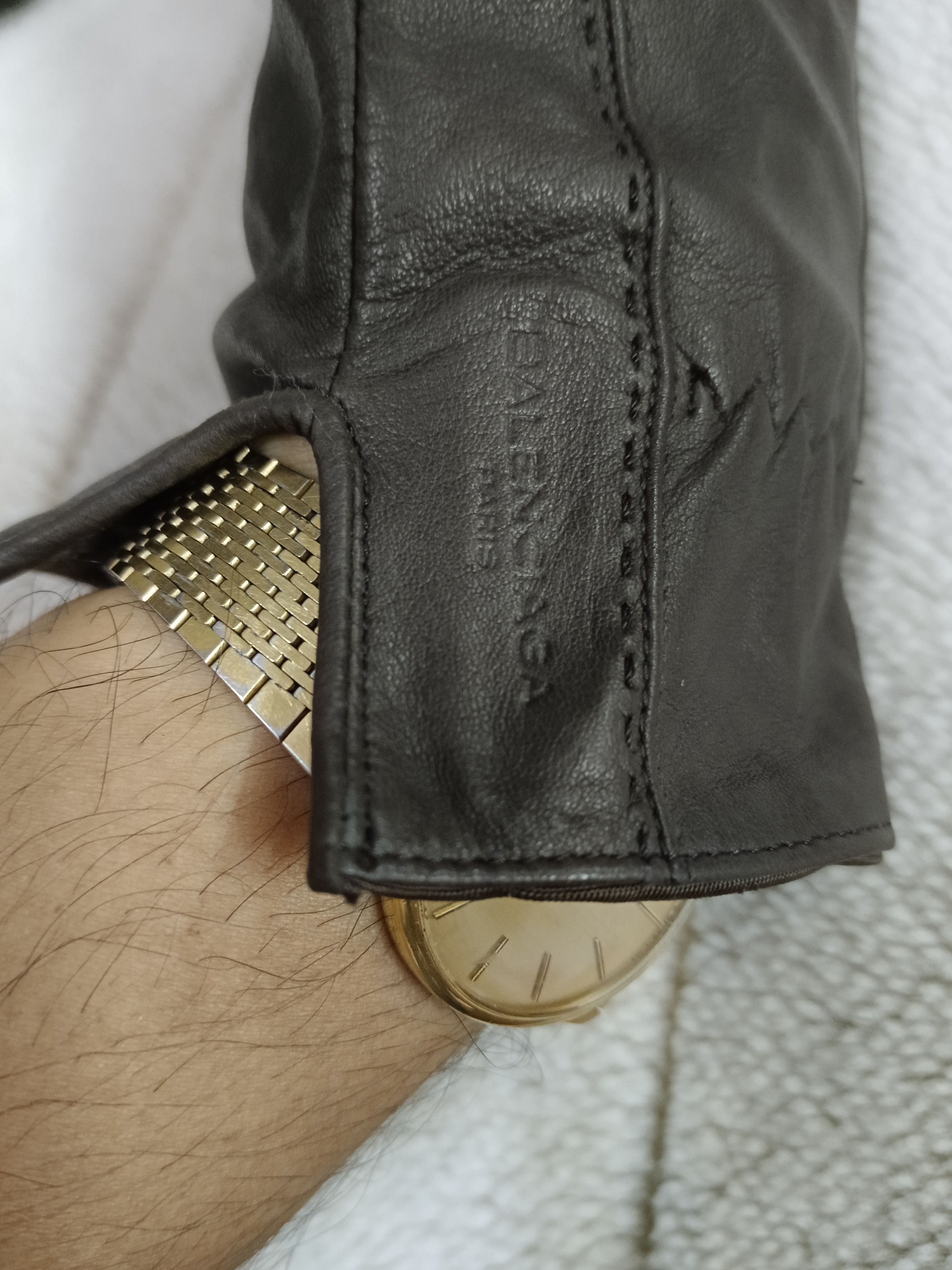 Balenciaga BALENCIAGA PARIS UNISEX SOFT LEATHER GLOVES Size ONE SIZE - 5 Thumbnail
