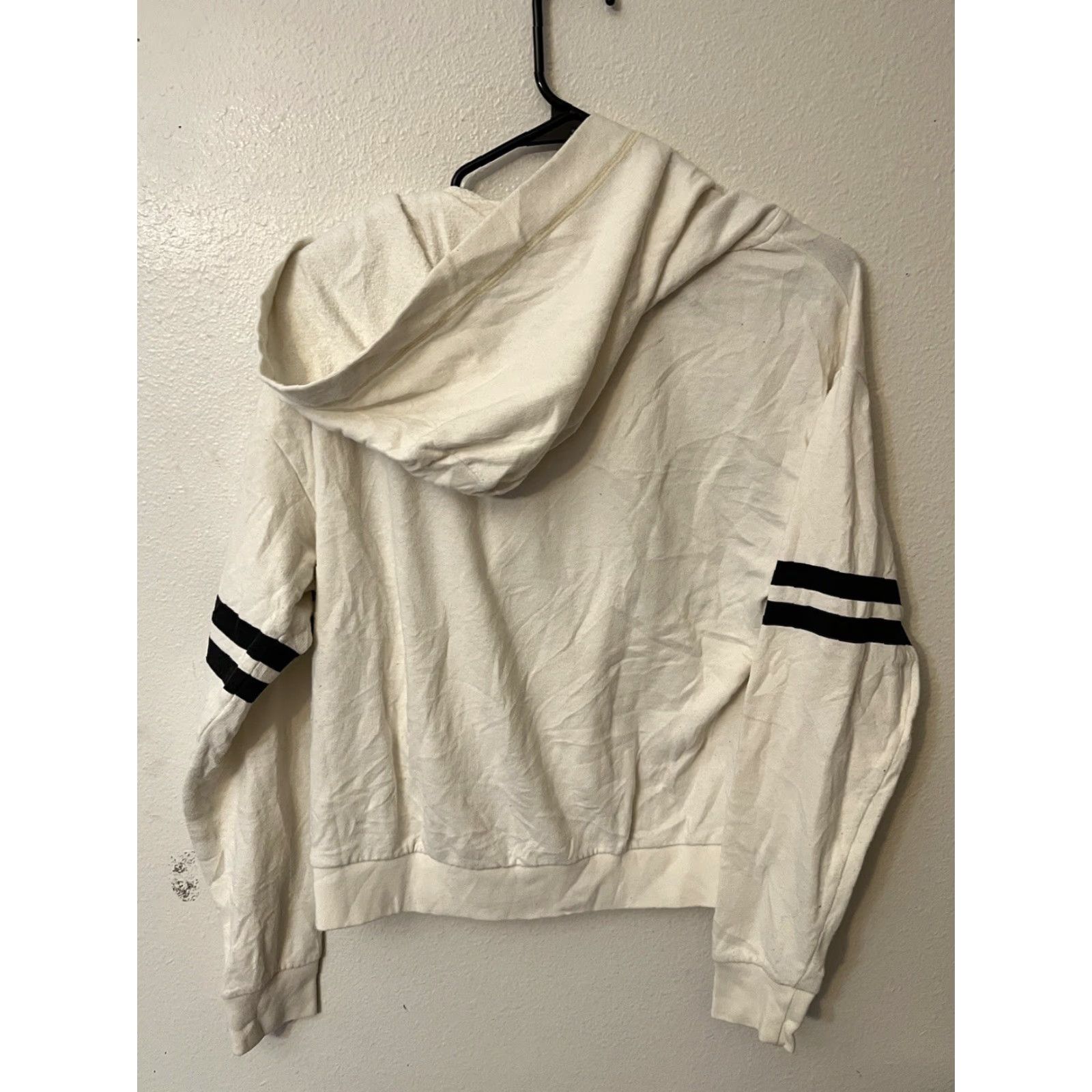 Victoria's Secret VINTAGE Victoria's Secret PINK Hoodie Pullover Women Small White Graphic Logo Fall Winter Casual Size S / US 4 / IT 40 - 2 Thumbnail