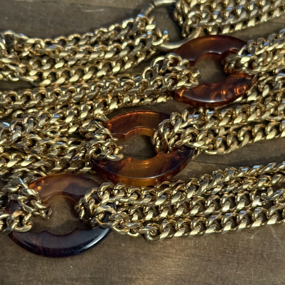 Vintage Vintage Morris Moskovitch gold chain belt Size ONE SIZE - 3 Thumbnail