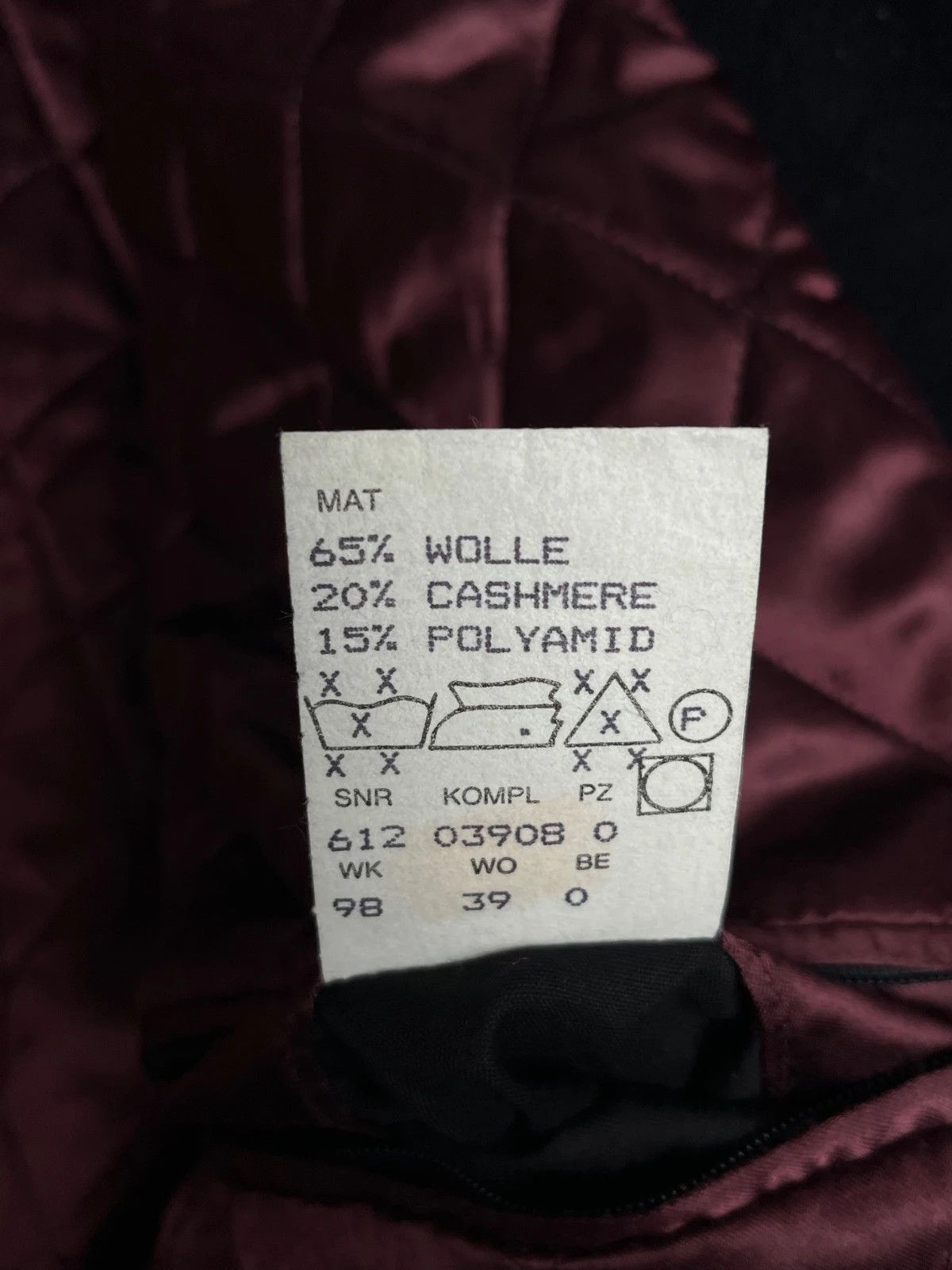 Hugo Boss Vintage 90s Hugo Boss Wool Cashmere Coat Size US L / EU 52-54 / 3 - 9 Thumbnail