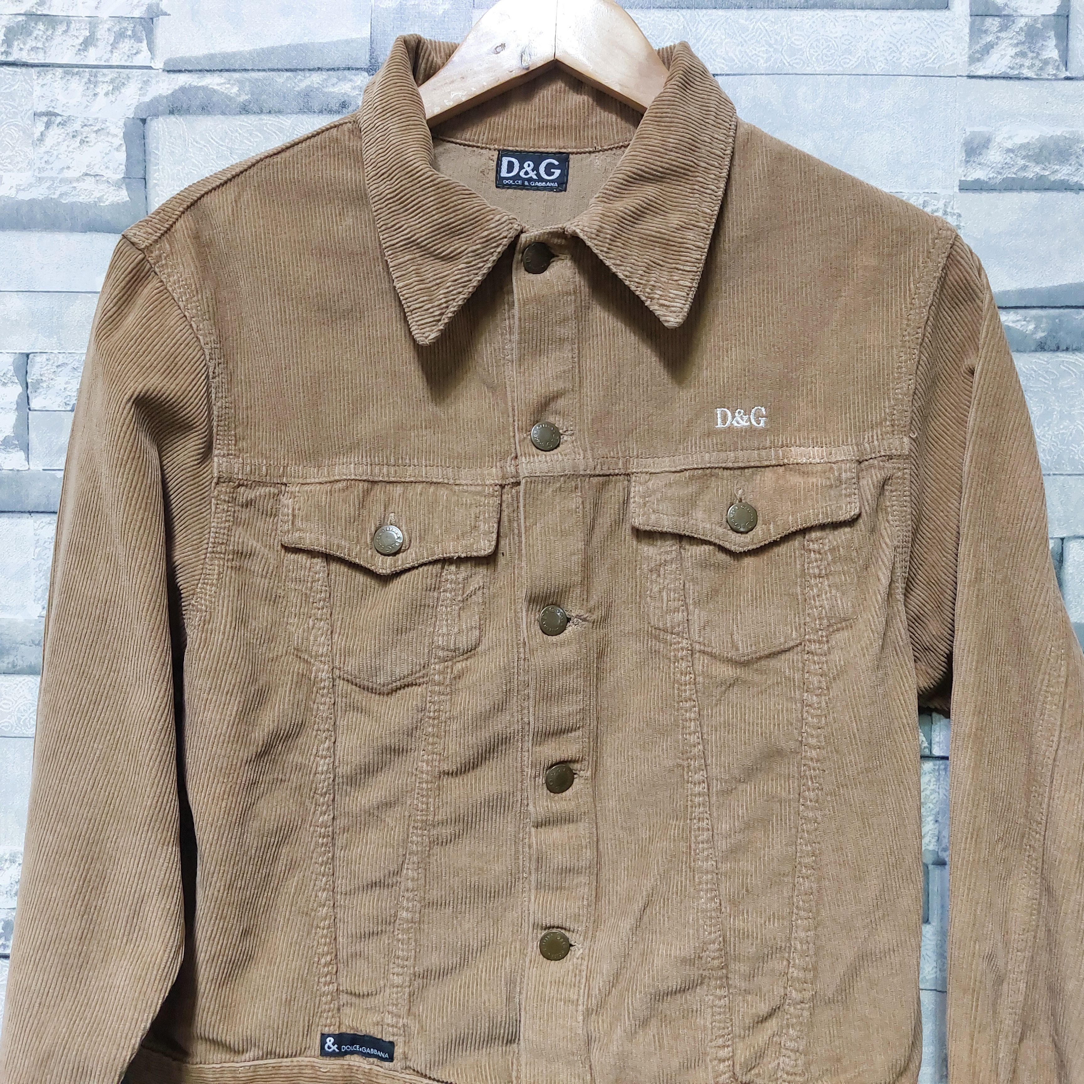 Dolce & Gabbana Dolce & Gabbana Cord jacket Size L / US 10 / IT 46 - 2 Thumbnail