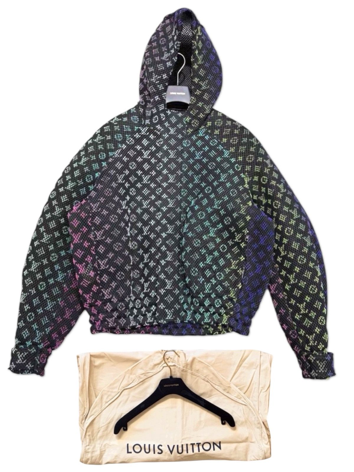 Louis Vuitton Louis Vuitton 52 Gradient Monogram Mesh Jacket Hoodie Size US L / EU 52-54 / 3 - 1 Thumbnail