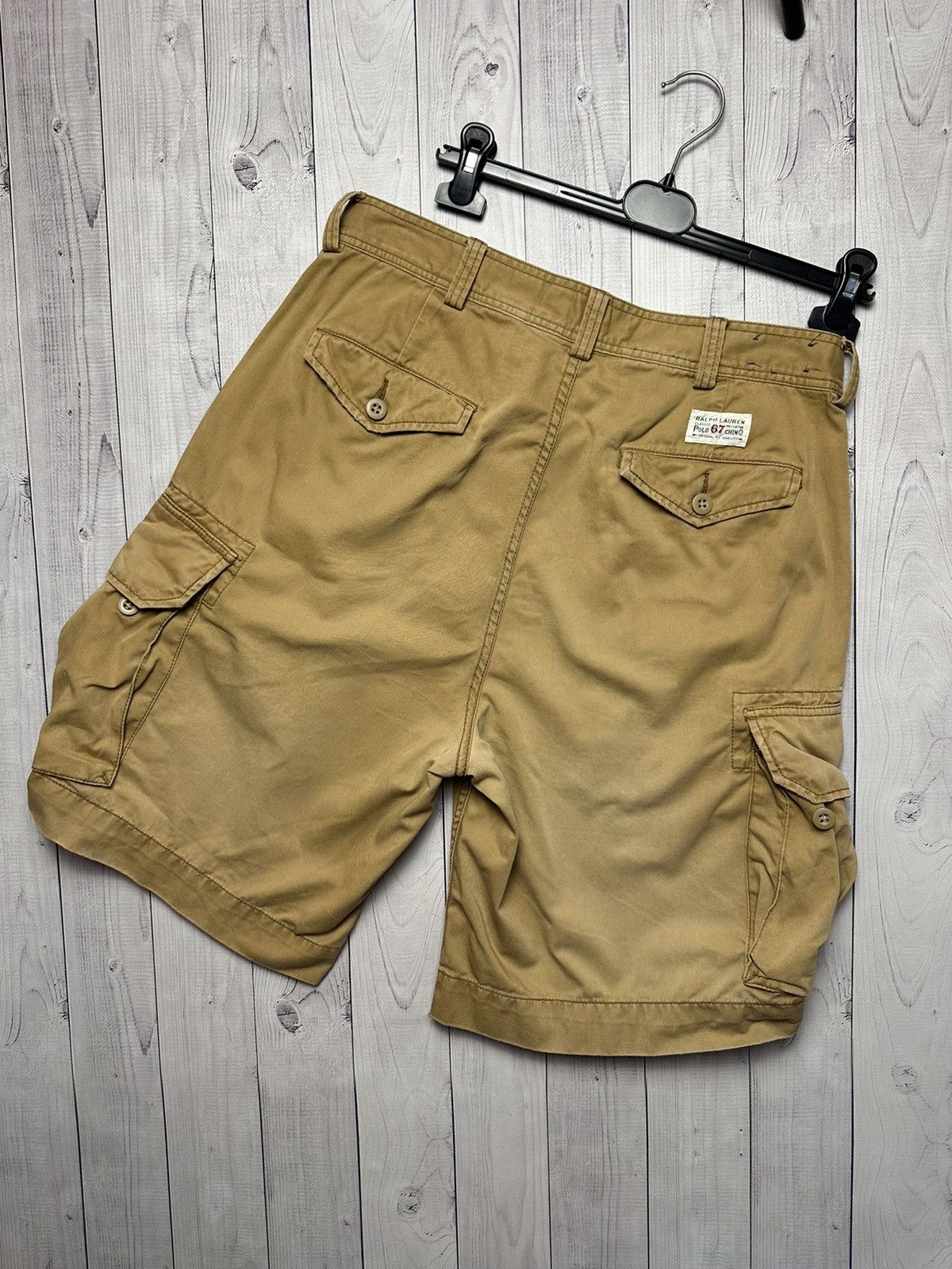 Polo Ralph Lauren × Vintage Vintage cargo shorts Polo Ralph Lauren size 34 pocket Size US 34 / EU 50 - 2 Thumbnail
