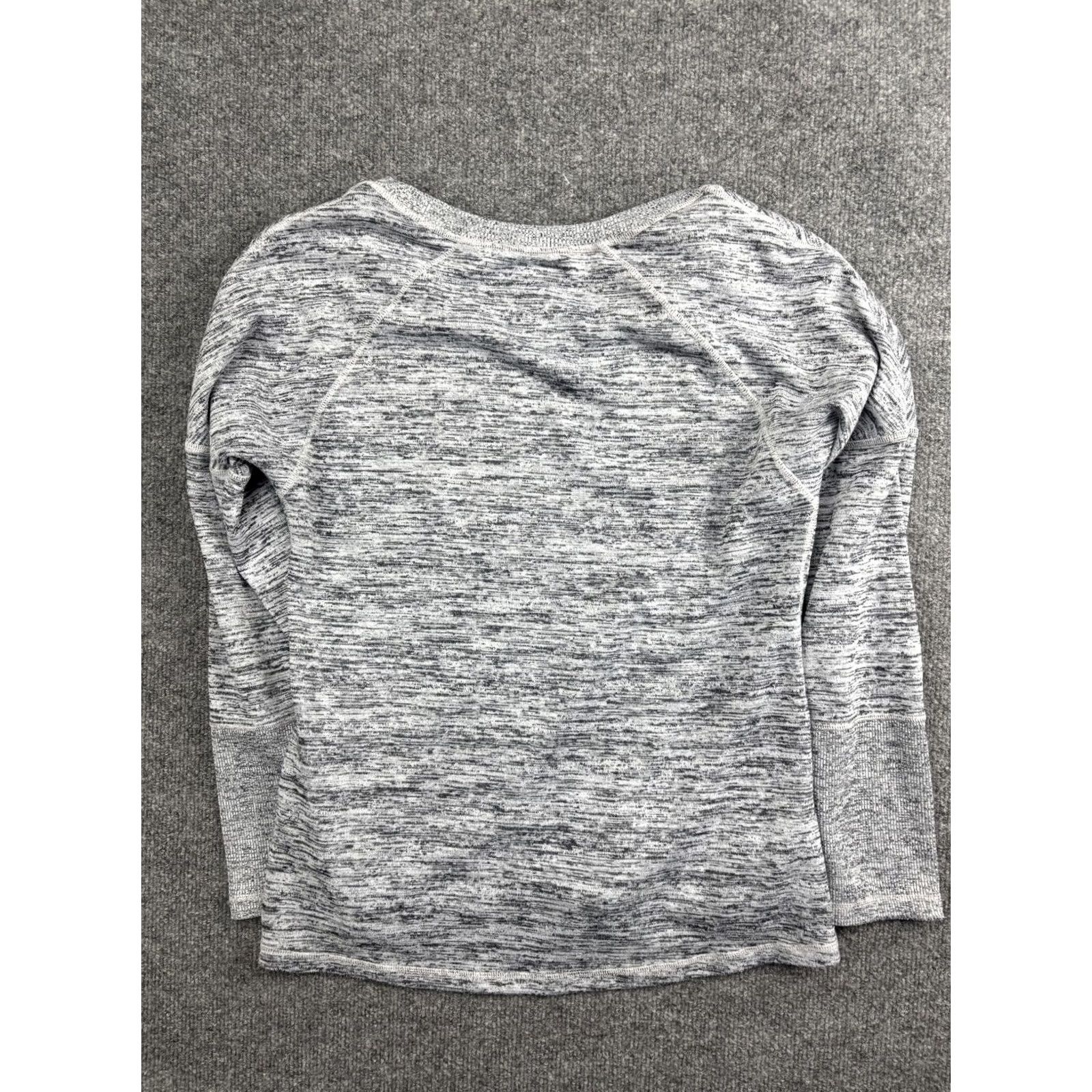 Athleta Athleta Sweatshirt Womens M Gray Heather Zip Pockets Pullover Long Sleeve Crew Neck Size M / US 6-8 / IT 42-44 - 8 Thumbnail
