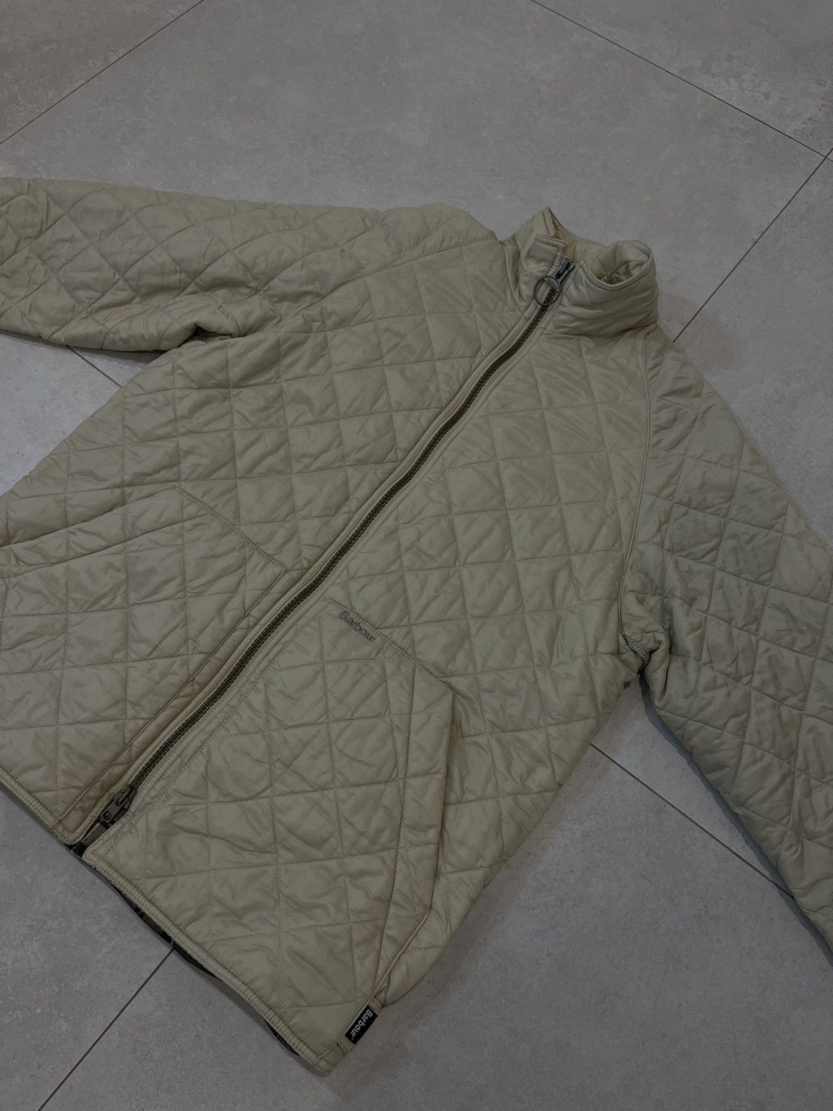 Barbour Barbour Flyweight Quilt Jacket Beige Full Zip High Neck Size US M / EU 48-50 / 2 - 6 Thumbnail