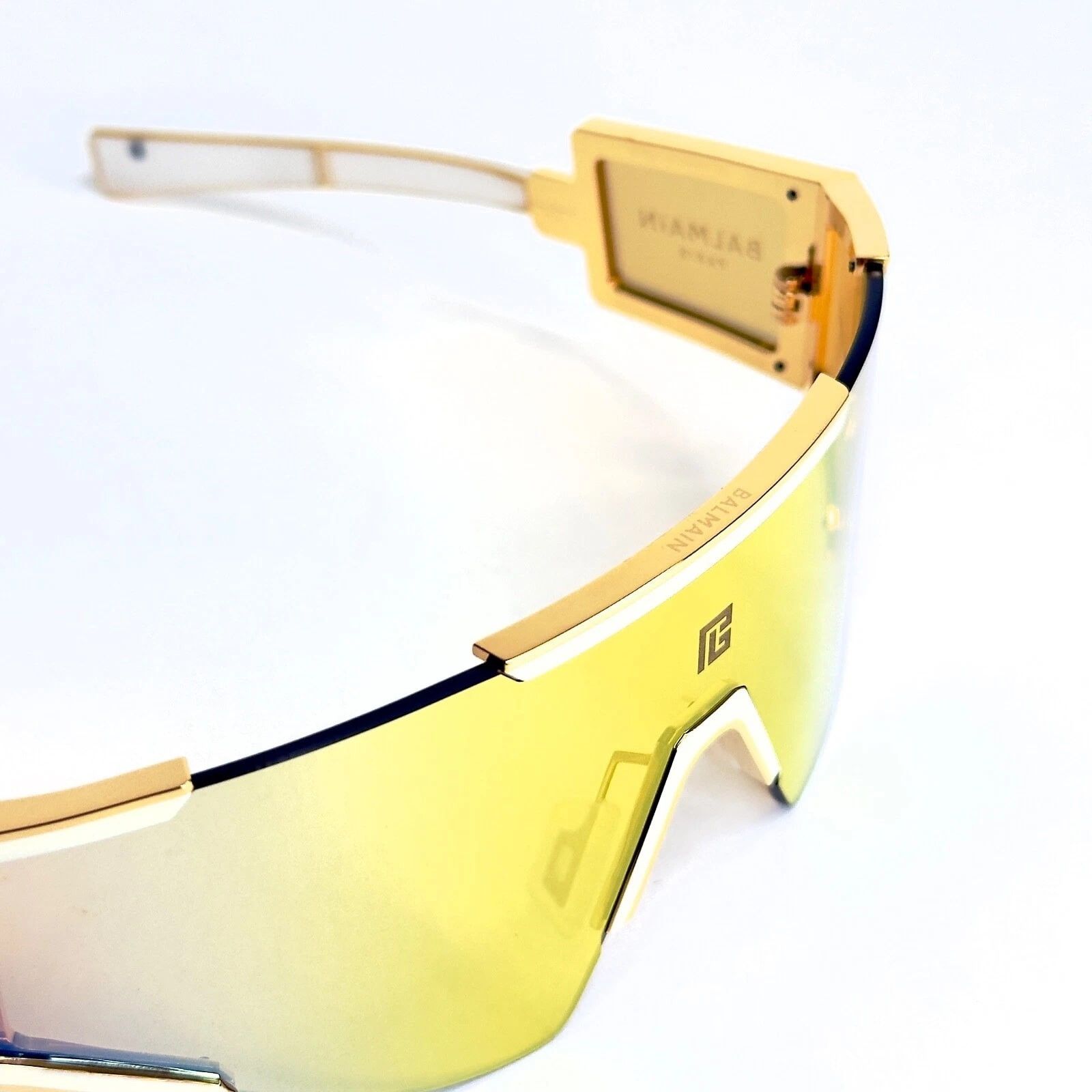 Balmain BALMAIN FLECHE BY AKONI BPS138 Titanium BPS 138 Sunglass Size ONE SIZE - 4 Thumbnail