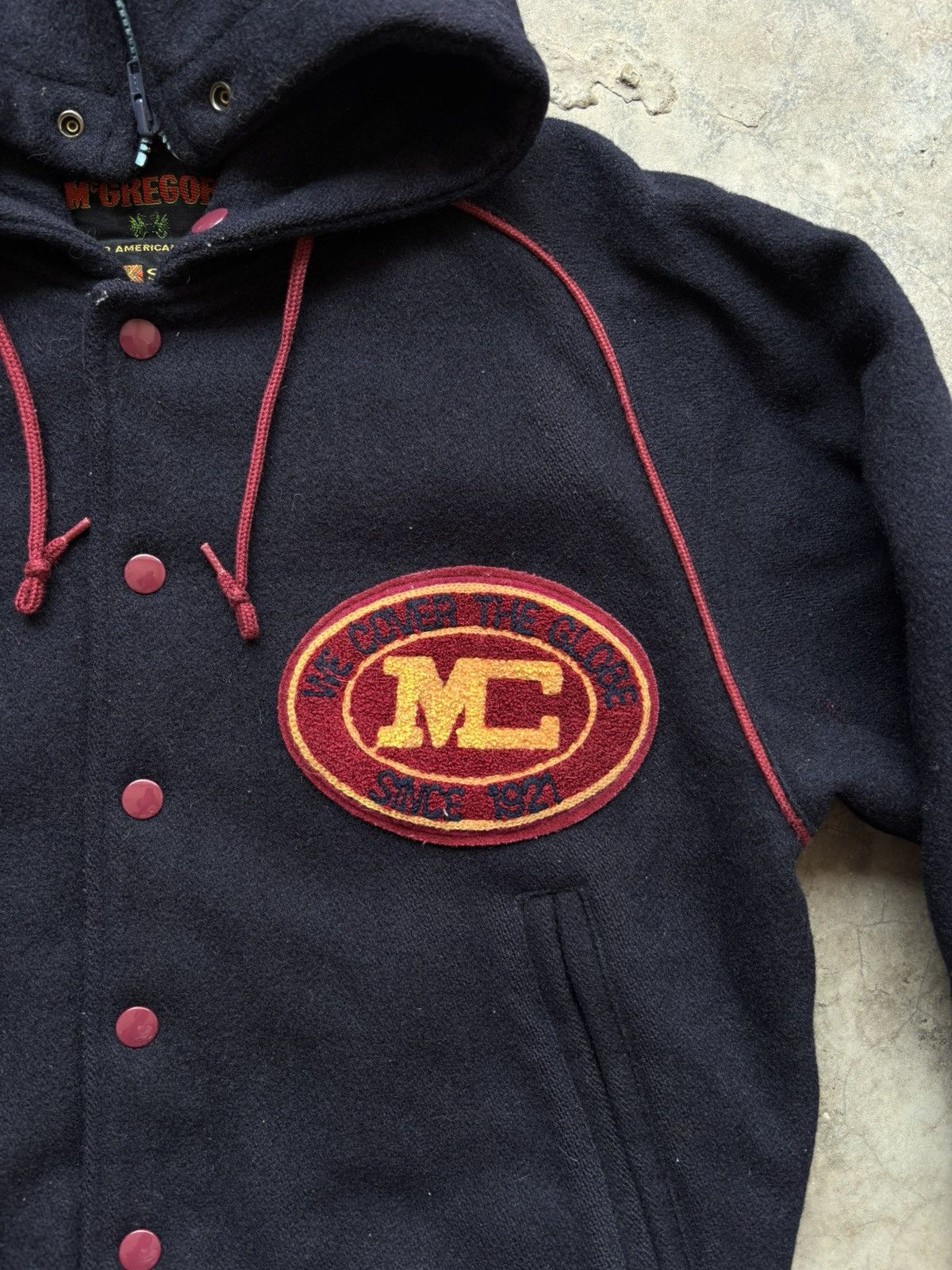 McGregor 80s Vintage McGregor Wool Varsity Jacket Size US S / EU 44-46 / 1 - 4 Thumbnail