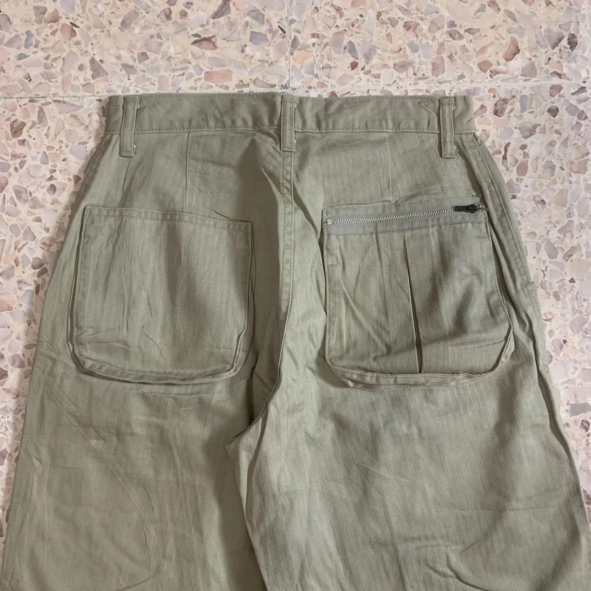 Seditionaries ‼️ RARE ‼️ JAPANESE VTG BIG POCKET TROUSERS BAGGY HBT TWILL Size US 28 / EU 44 - 10 Thumbnail