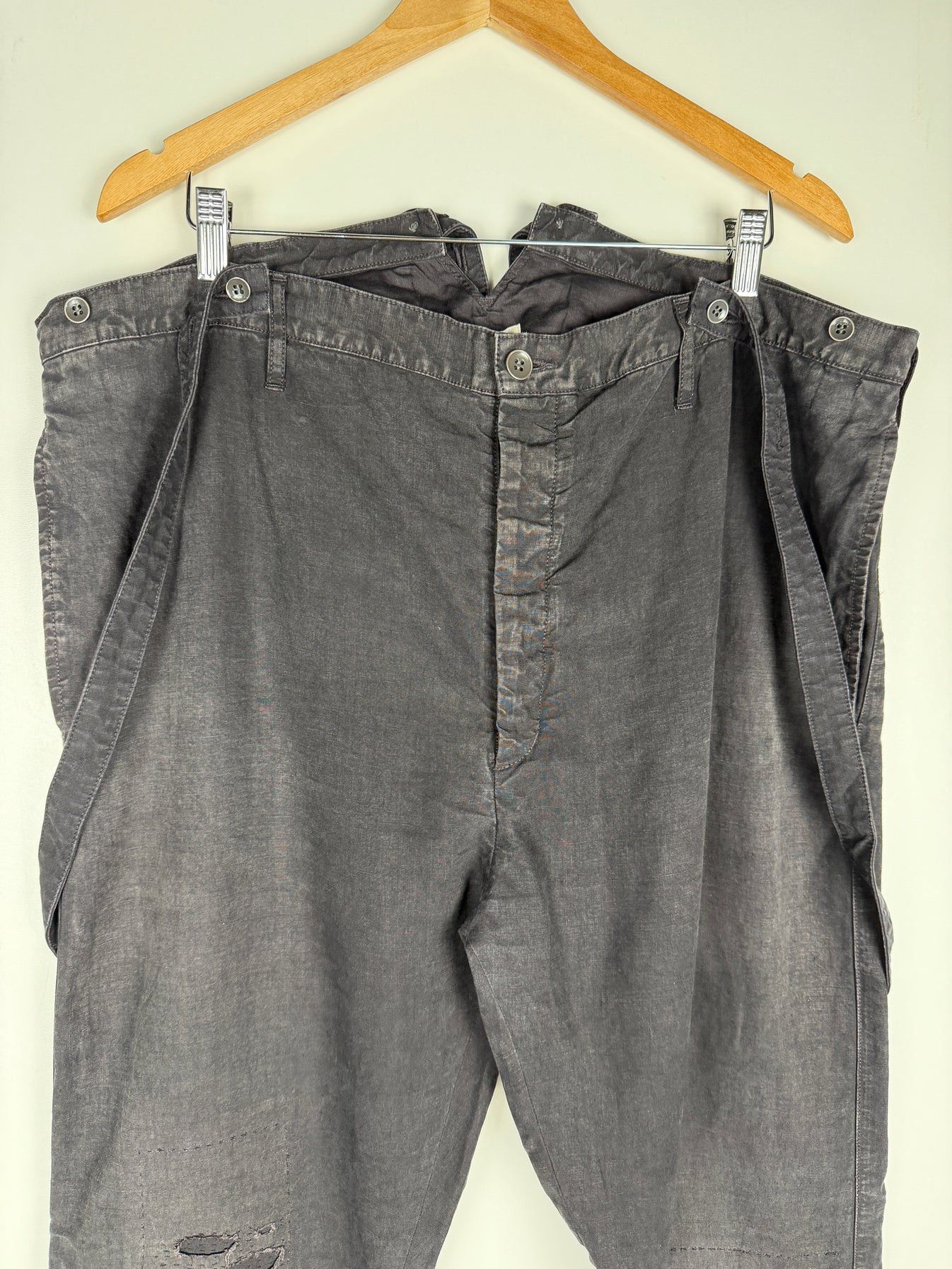 Visvim SS21 Travailler Braces Pants (Linen) | Grailed