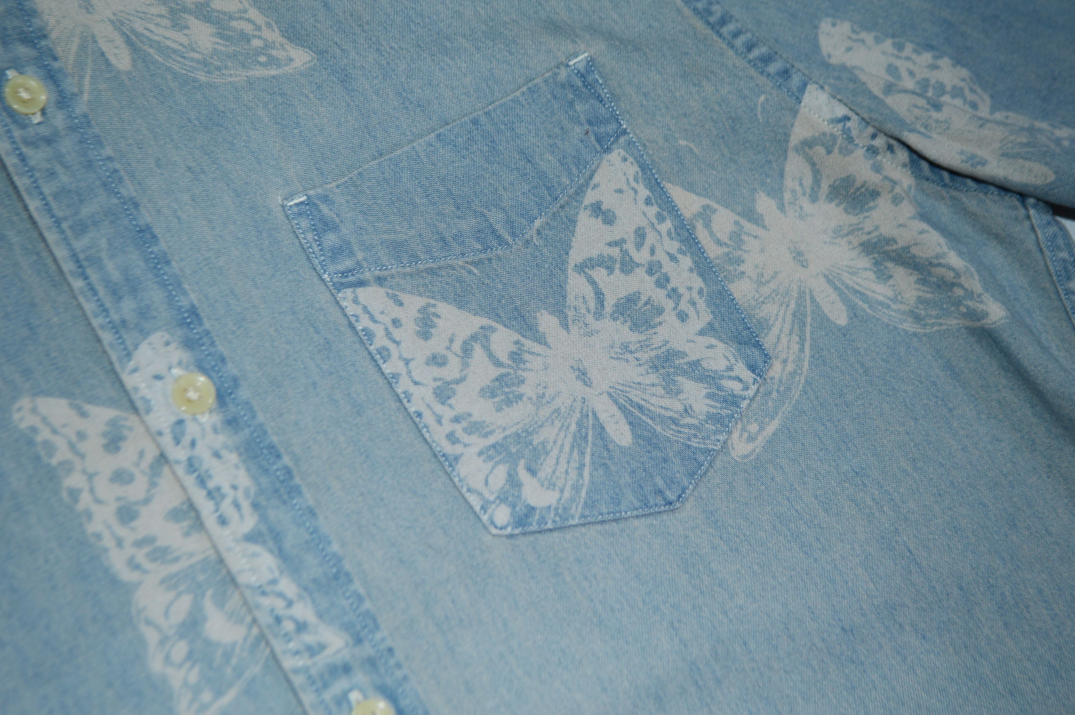 Allsaints Allsaints Papillon S/S Cotton Denim Shirt Size M Size US M / EU 48-50 / 2 - 3 Thumbnail