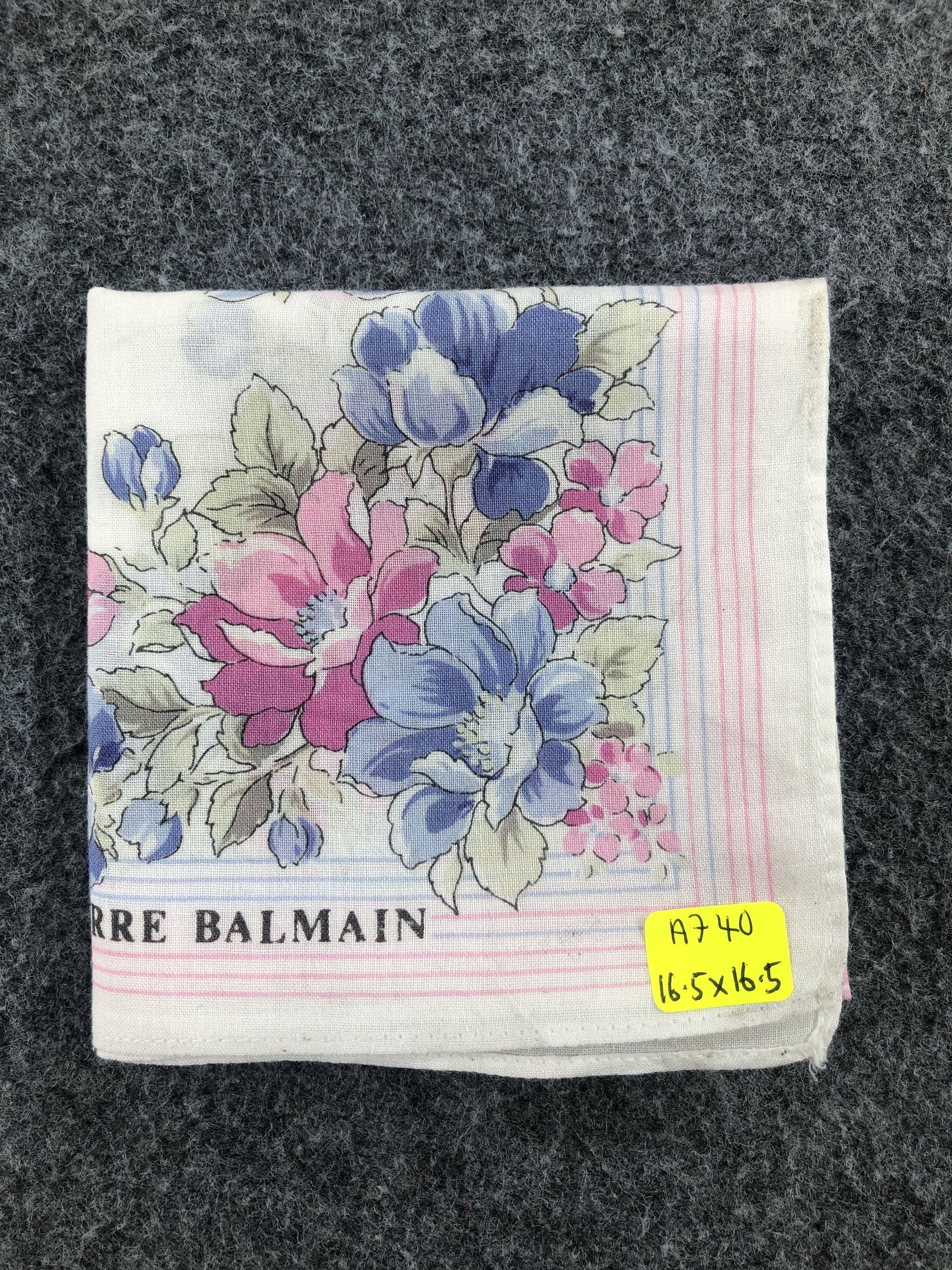 Pierre Balmain × Vintage Pierre Balmain Handkerchief / Bandana / Neckerchief Size ONE SIZE - 6 Thumbnail