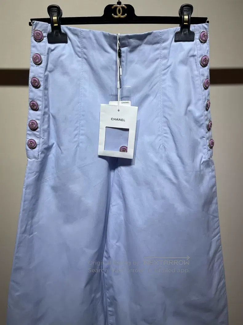 Chanel Chanel Double-row button wide-leg pants Size 42" / US 20 - 2 Thumbnail