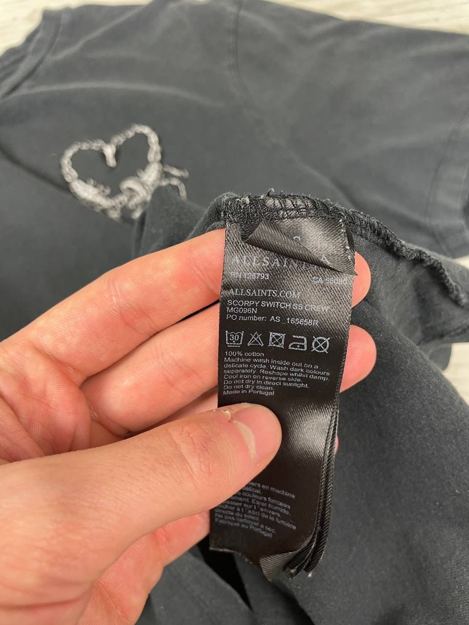 Allsaints Allsaints SCORPY SWITCH Big Logo T Shirt Size US S / EU 44-46 / 1 - 9 Thumbnail