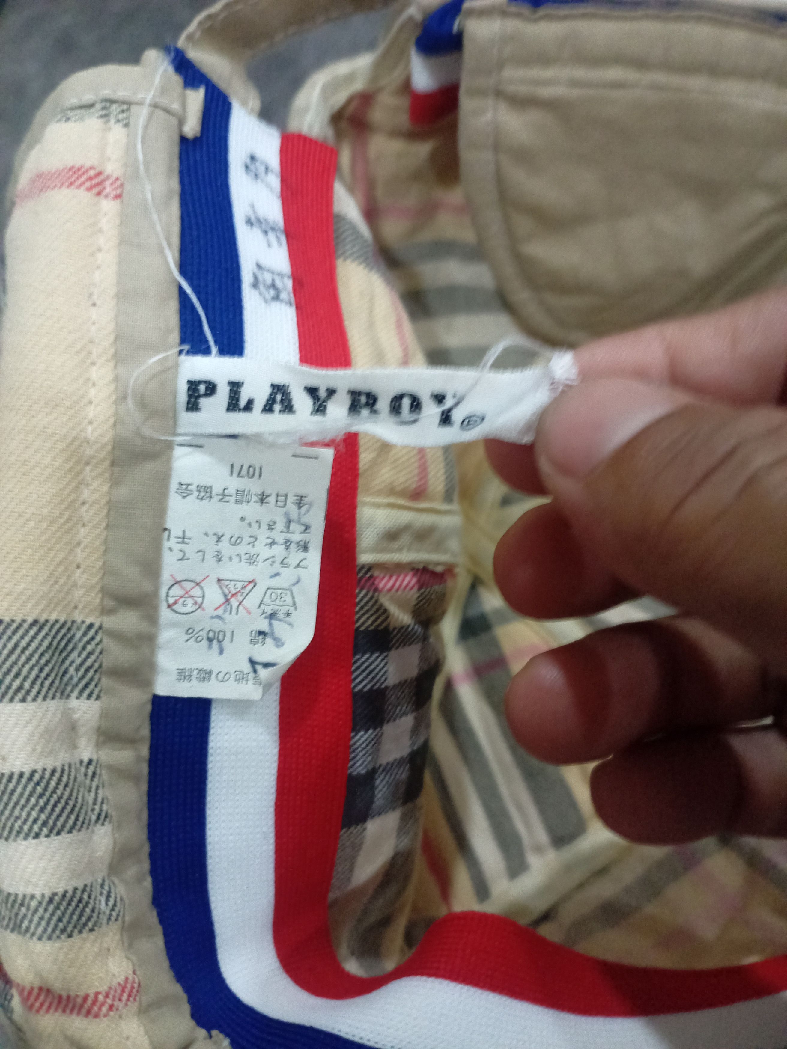 Playboy VINTAGE PLAYBOY NOVA CHECK FLAP HAT Size ONE SIZE - 6 Thumbnail