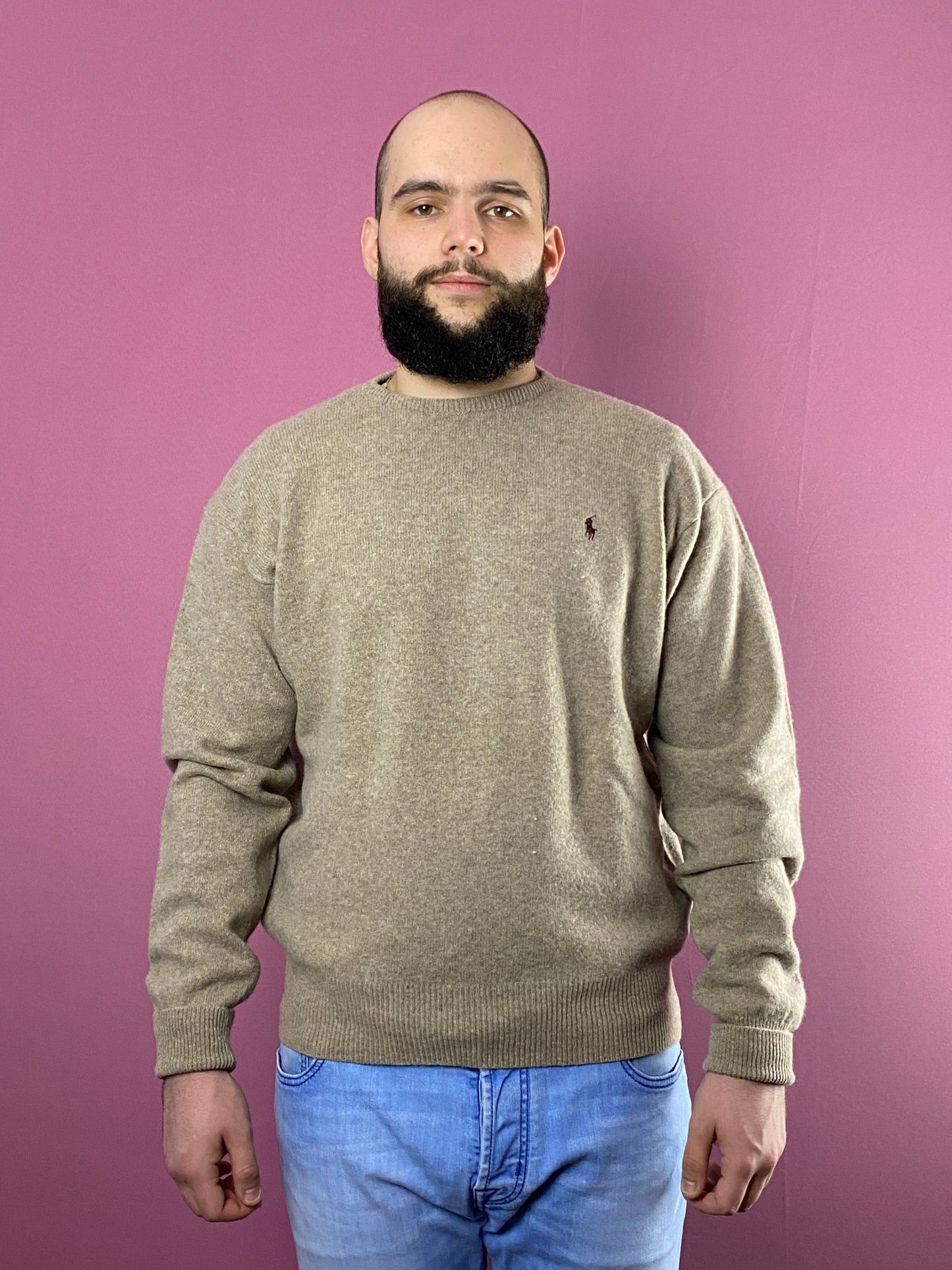 Polo Ralph Lauren × Vintage 90s Polo by Ralph Lauren Vintage Men's Sweater - L Size US L / EU 52-54 / 3 - 2 Thumbnail