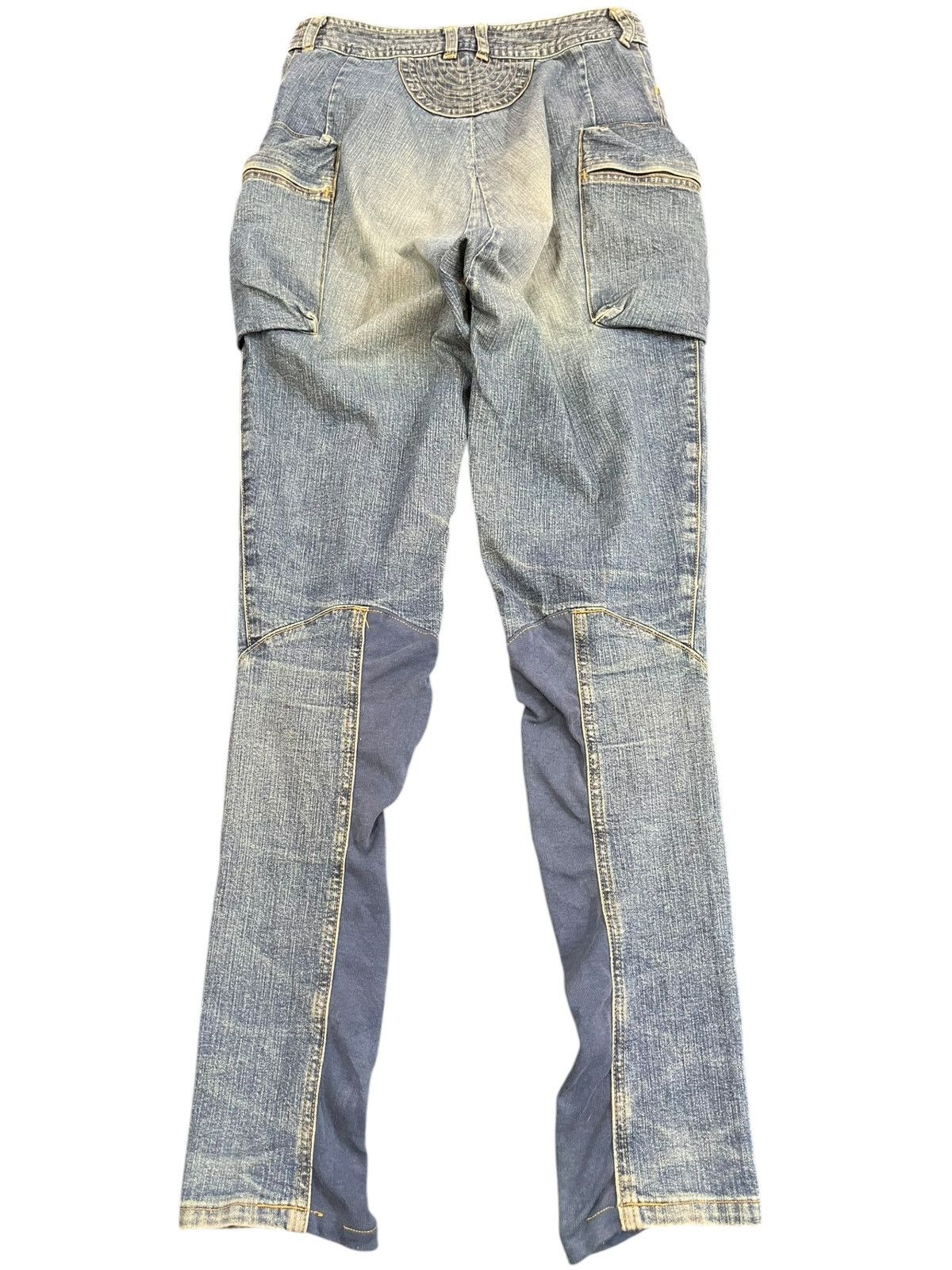 If Six Was Nine × Issey Miyake × Tsumori Chisato Vintage Tsumori Chisato Issey Miyake Cargo Hybrid Denim Size US 28 / EU 44 - 7 Thumbnail