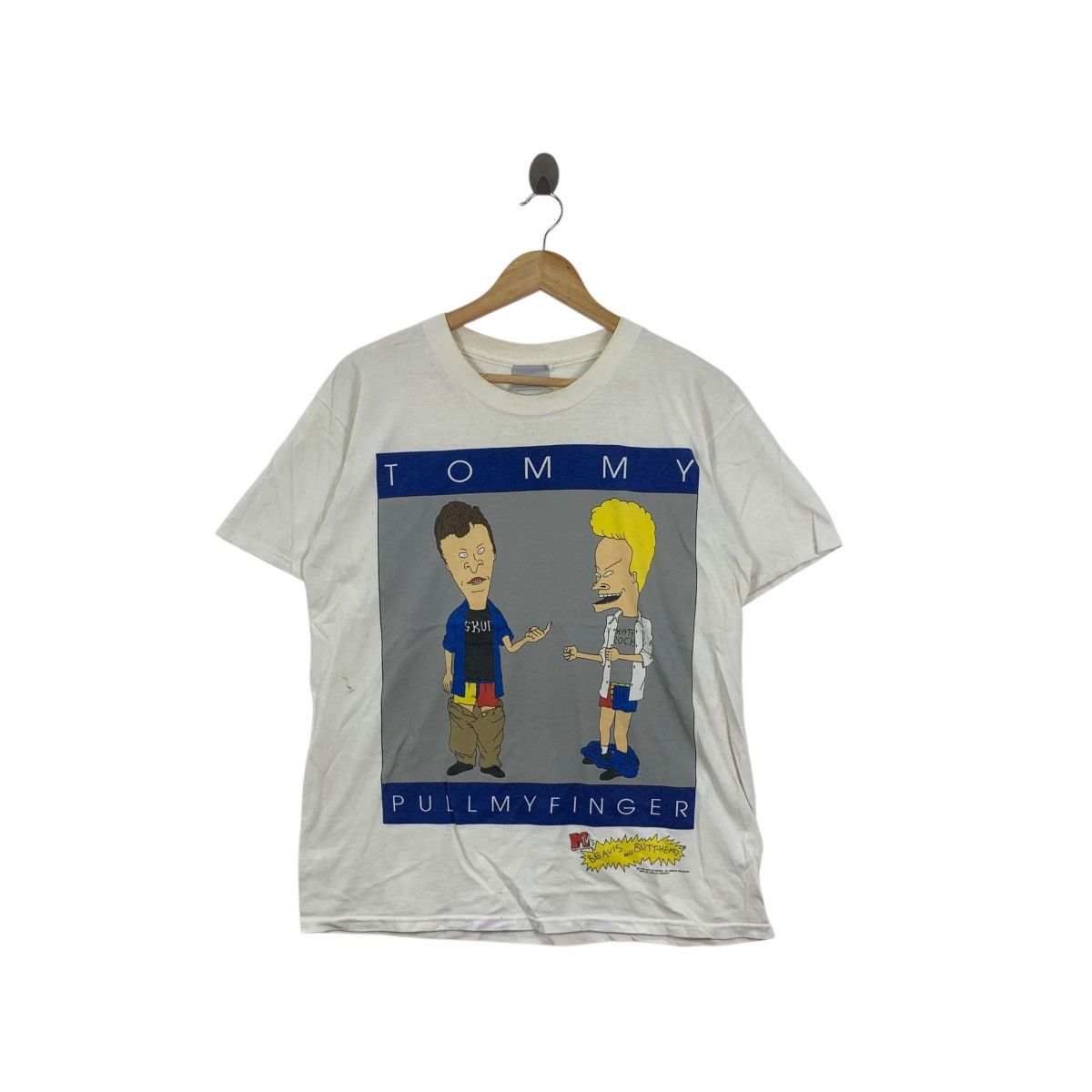 Vintage 1995 BEAVIS BUTTHEAD MTV Stanley Desantis Tee Shirt