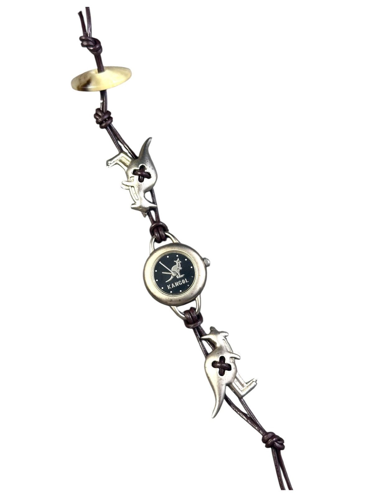 2000s KANGOL LEATHER BRACELET WATCH