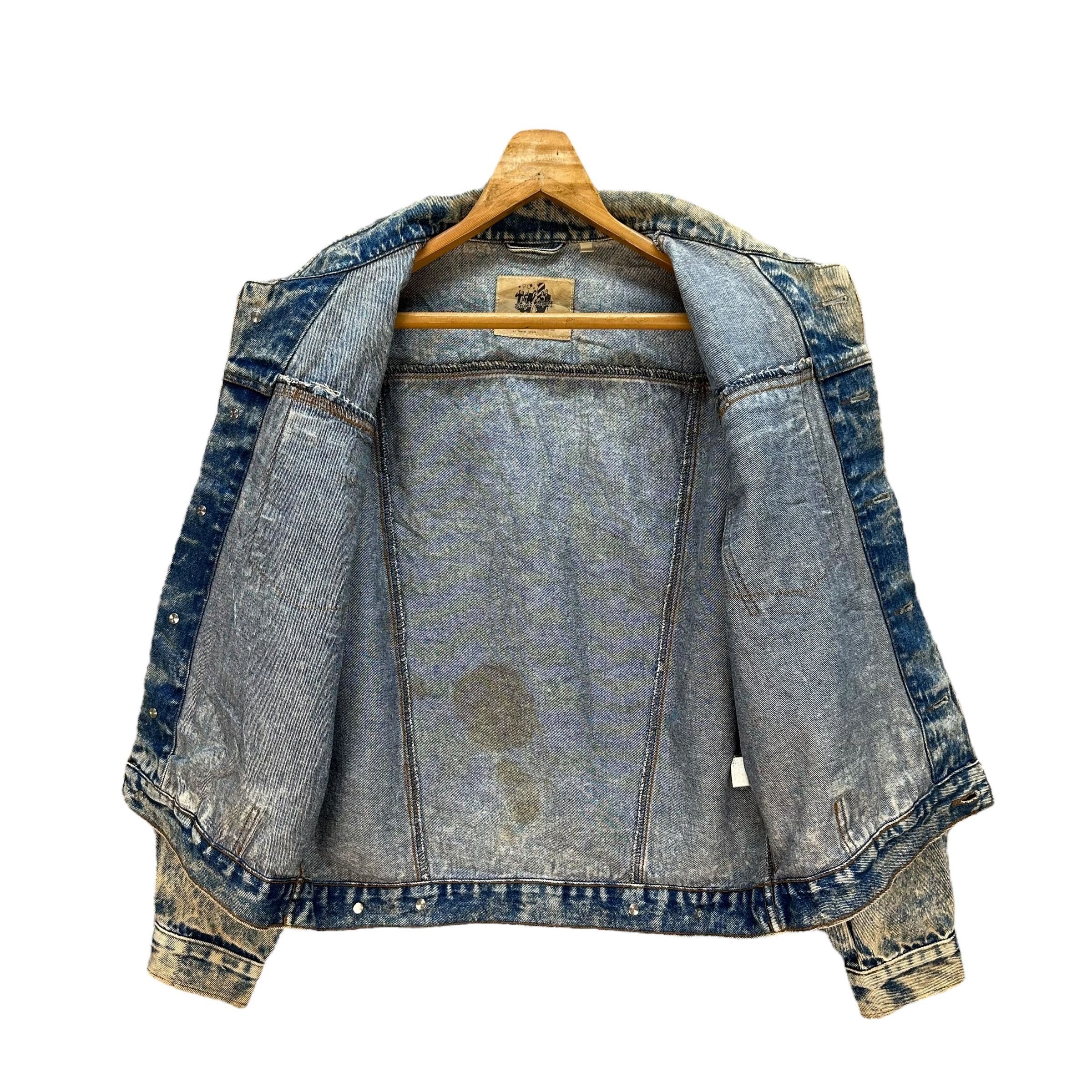 Vintage BRIGHT LIGHTS Washed Denim Jacket #A52-1203 Size US M / EU 48-50 / 2 - 8 Thumbnail